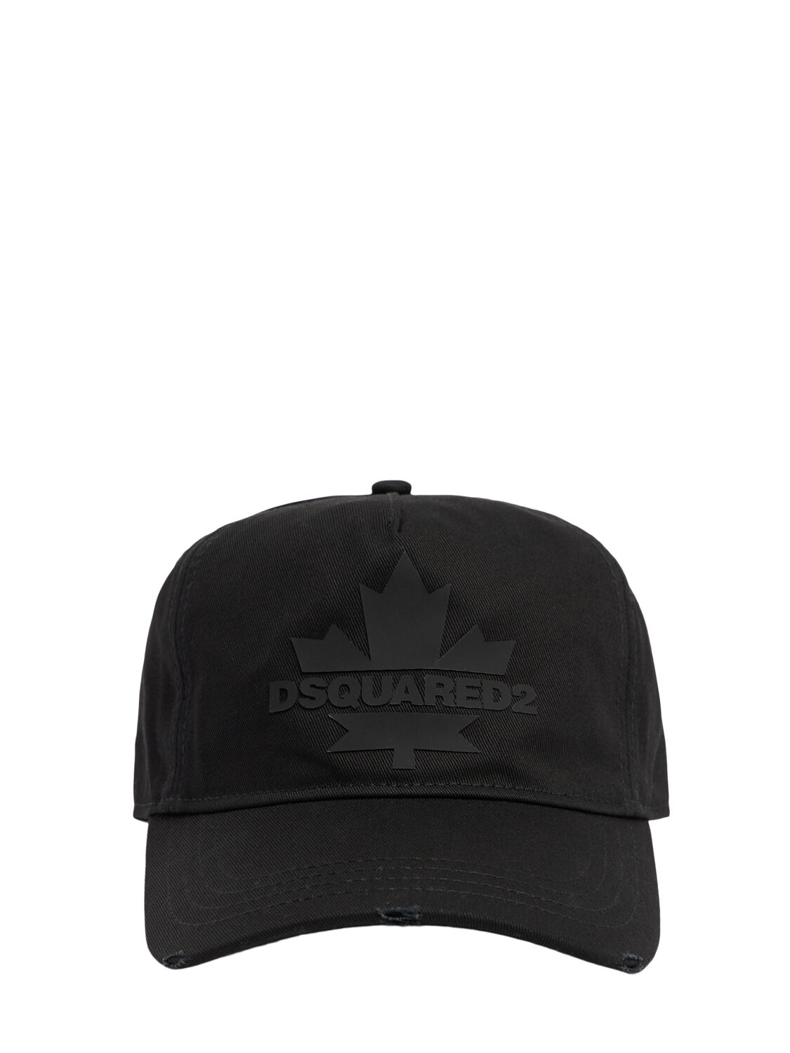 Dsquared2 Maple Leaf-appliqué Baseball Cap In Black