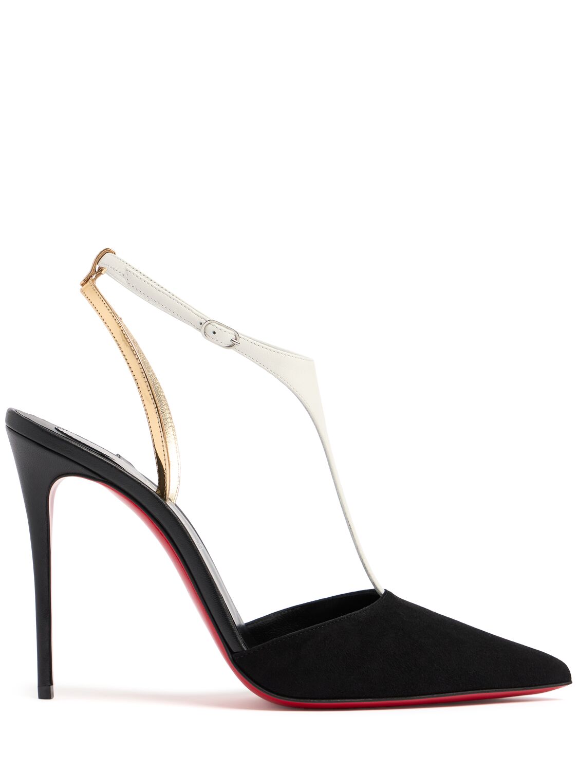 100mm Athina Suede Pumps