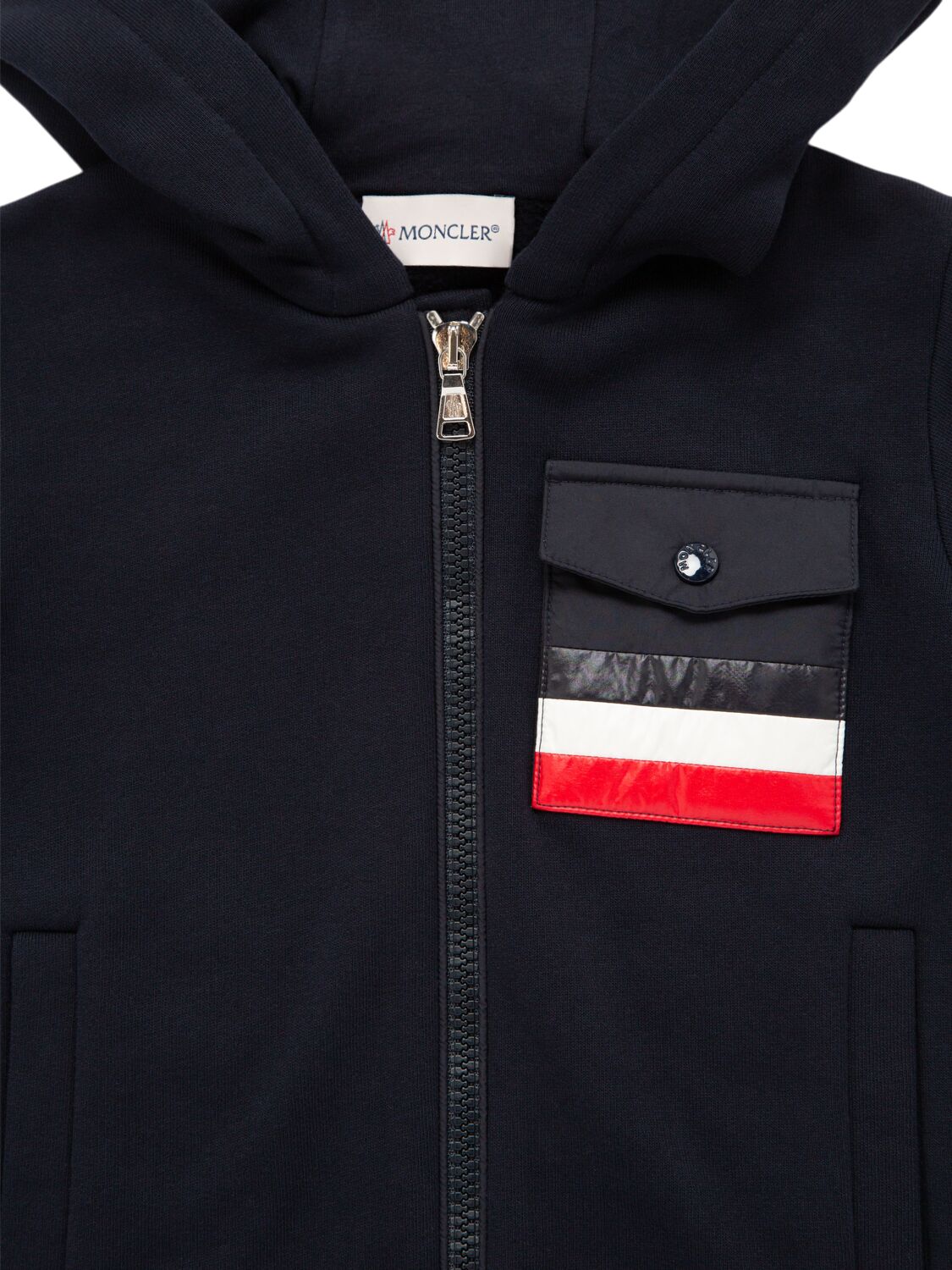 MONCLER COTTON FLEECE SWEATSHIRT 