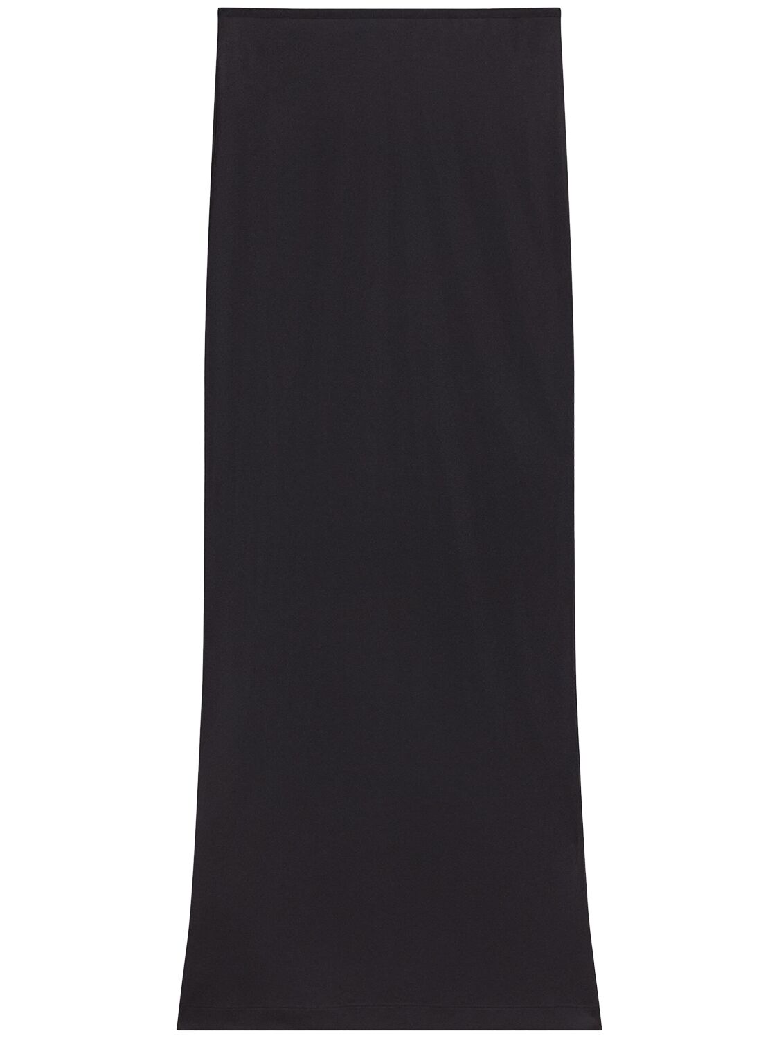 Shop Helmut Lang Fluid Jersey Long Skirt In Black