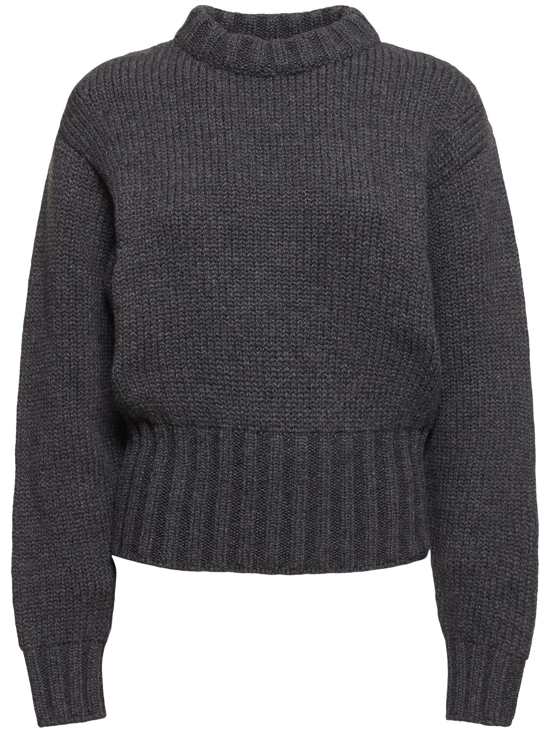 Wool Blend Knit Sweater
