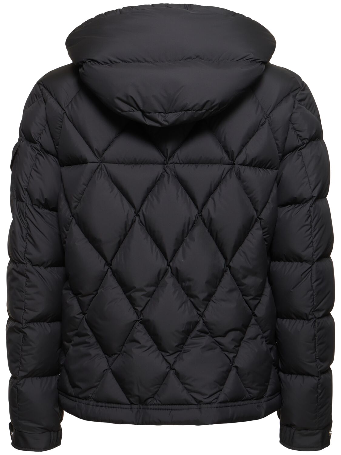 Shop Moncler Averole Tech Down Jacket In Black