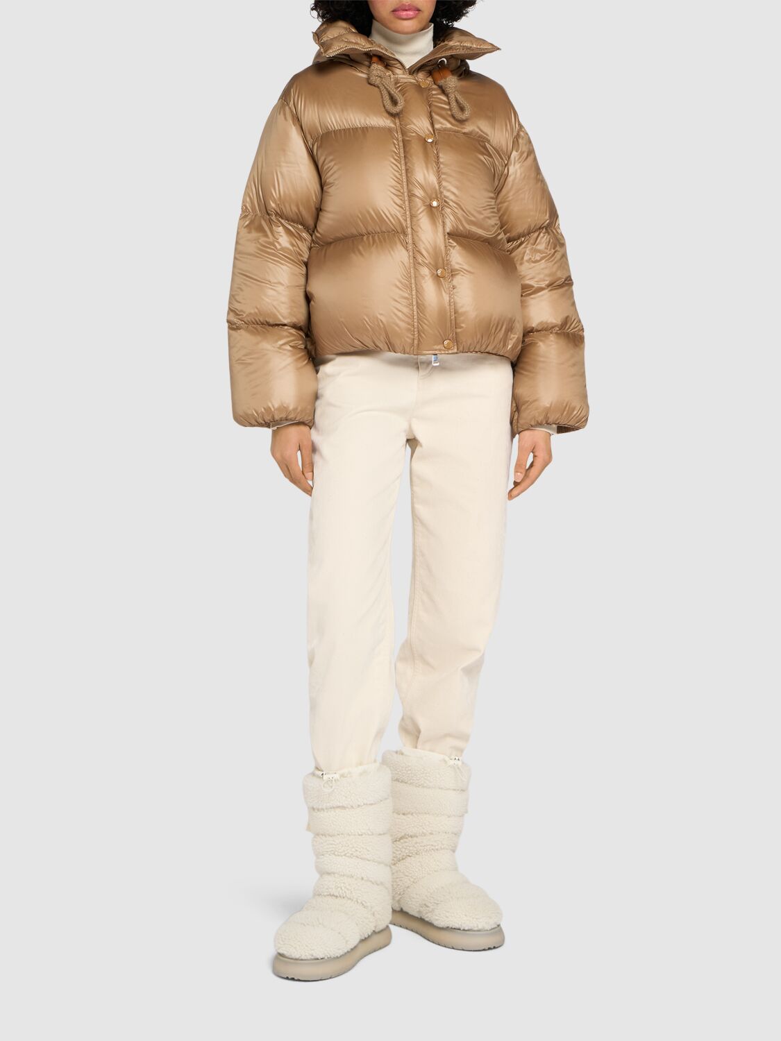 MONCLER BOREY 2-IN-1 NYLON DOWN JACKET 