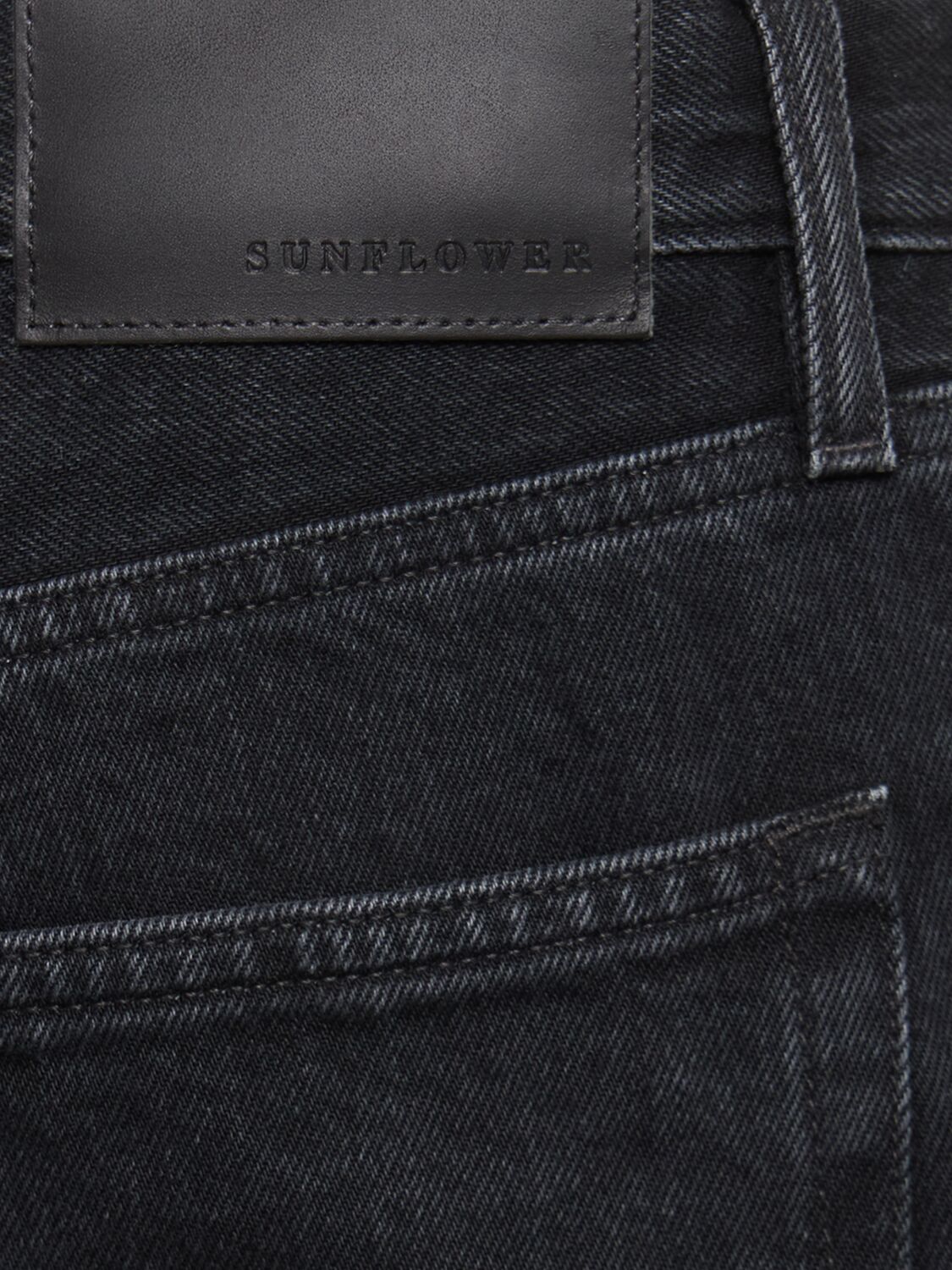 Shop Sunflower L32 Washed Black Standard Jeans In Washed Black 2