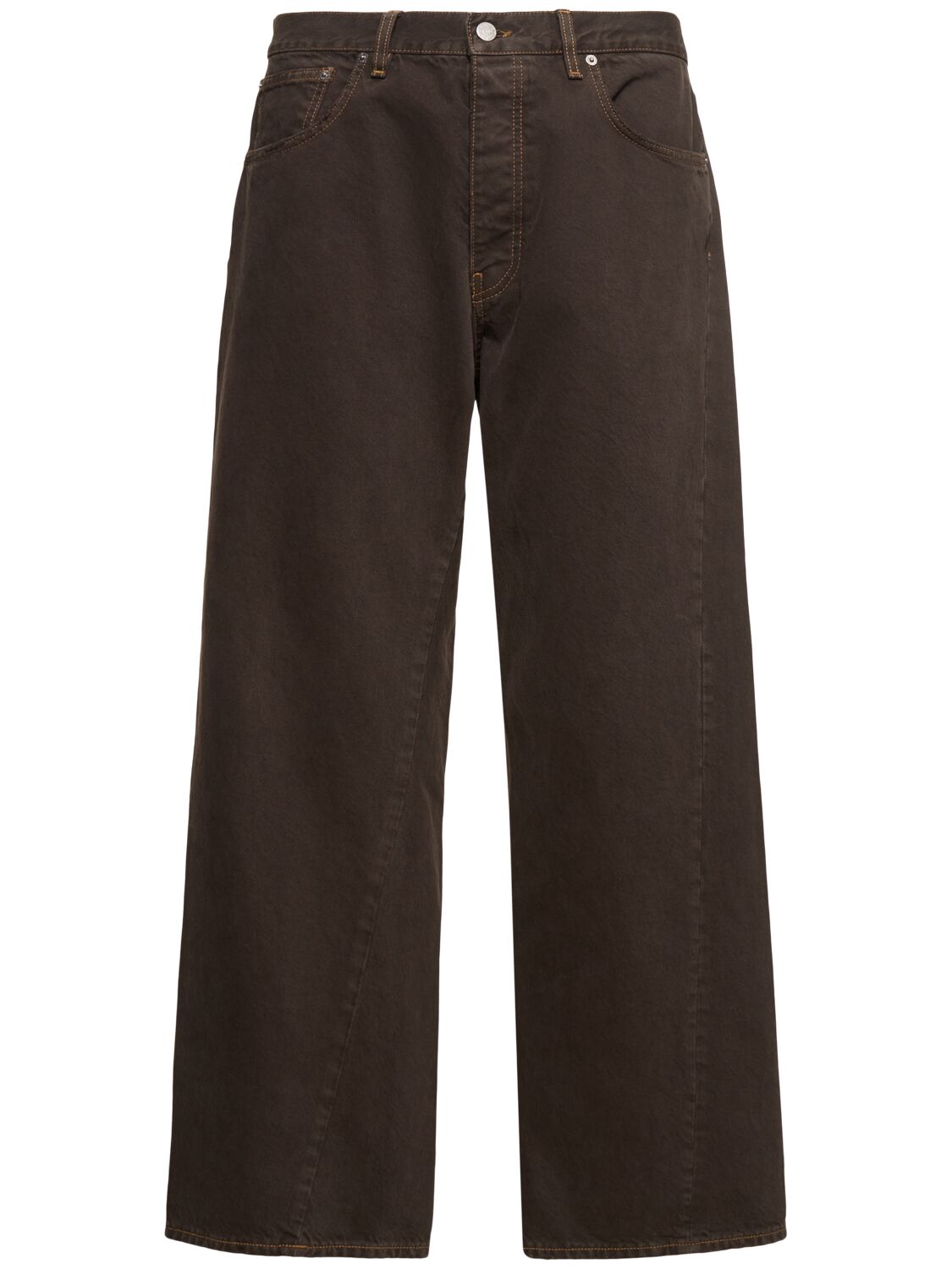 L34 Vintage Brown Wide Twist Jeans