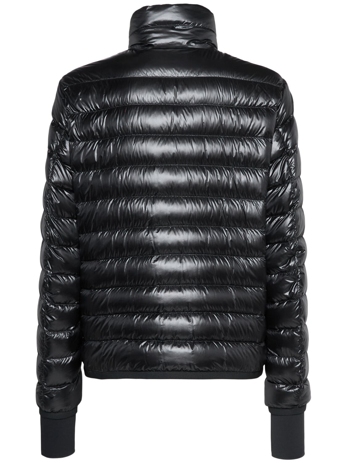 Shop Moncler Hers Nylon Down Jacket In Black