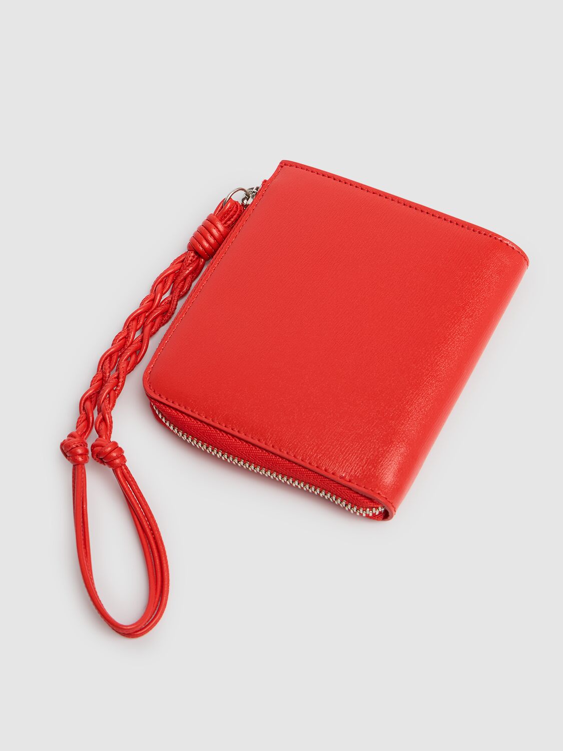JIL SANDER Giro Leather Credit Card Wallet | Smart Closet
