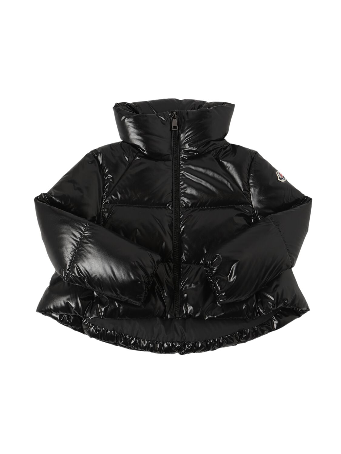 Moncler Breteuil Nylon Down Jacket In Black