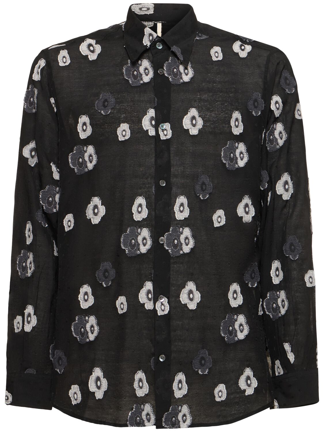 Sunflower Please Printed Shirt In Black