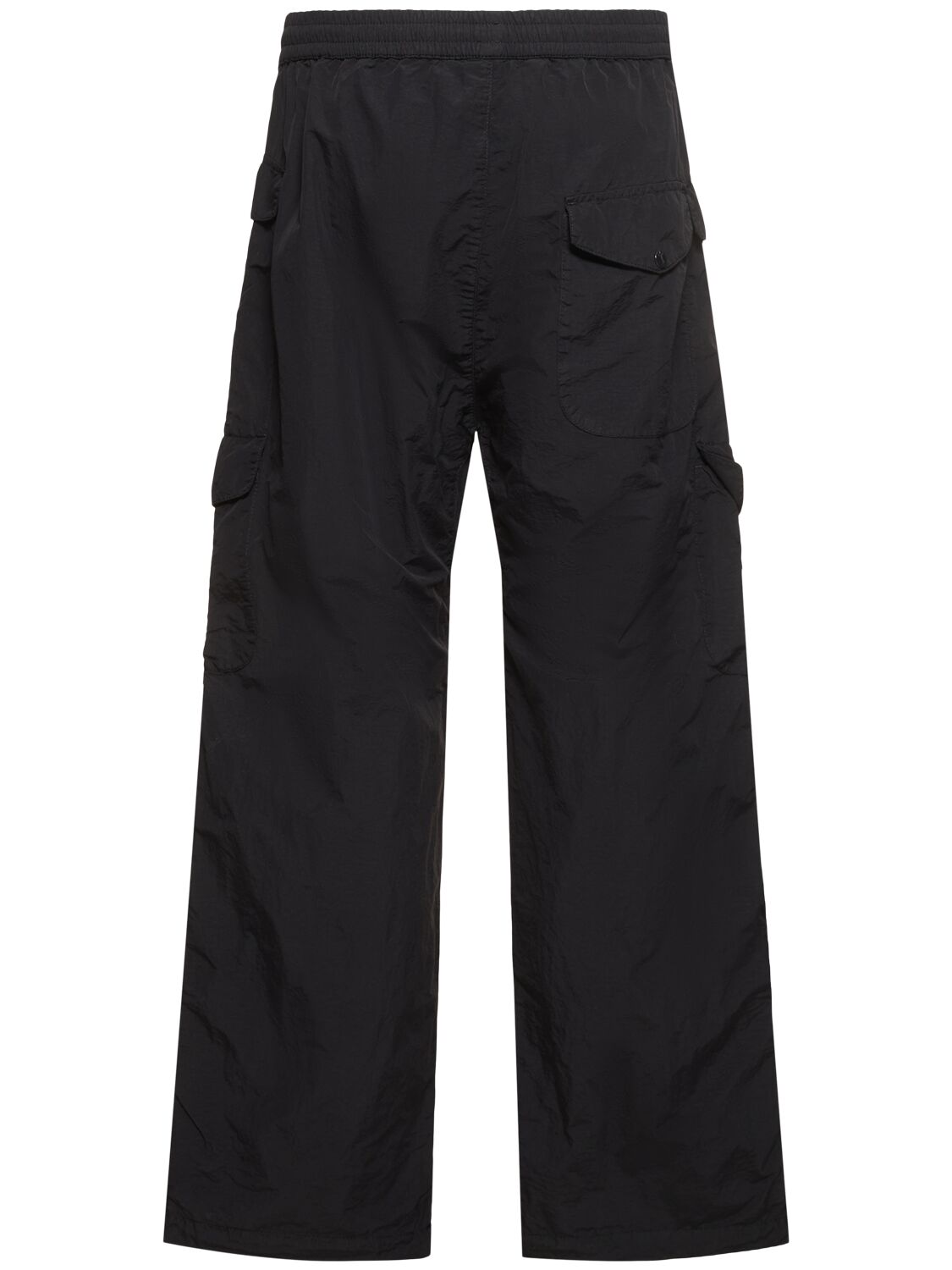 Shop C.p. Company Loose Cargo Pants In Black