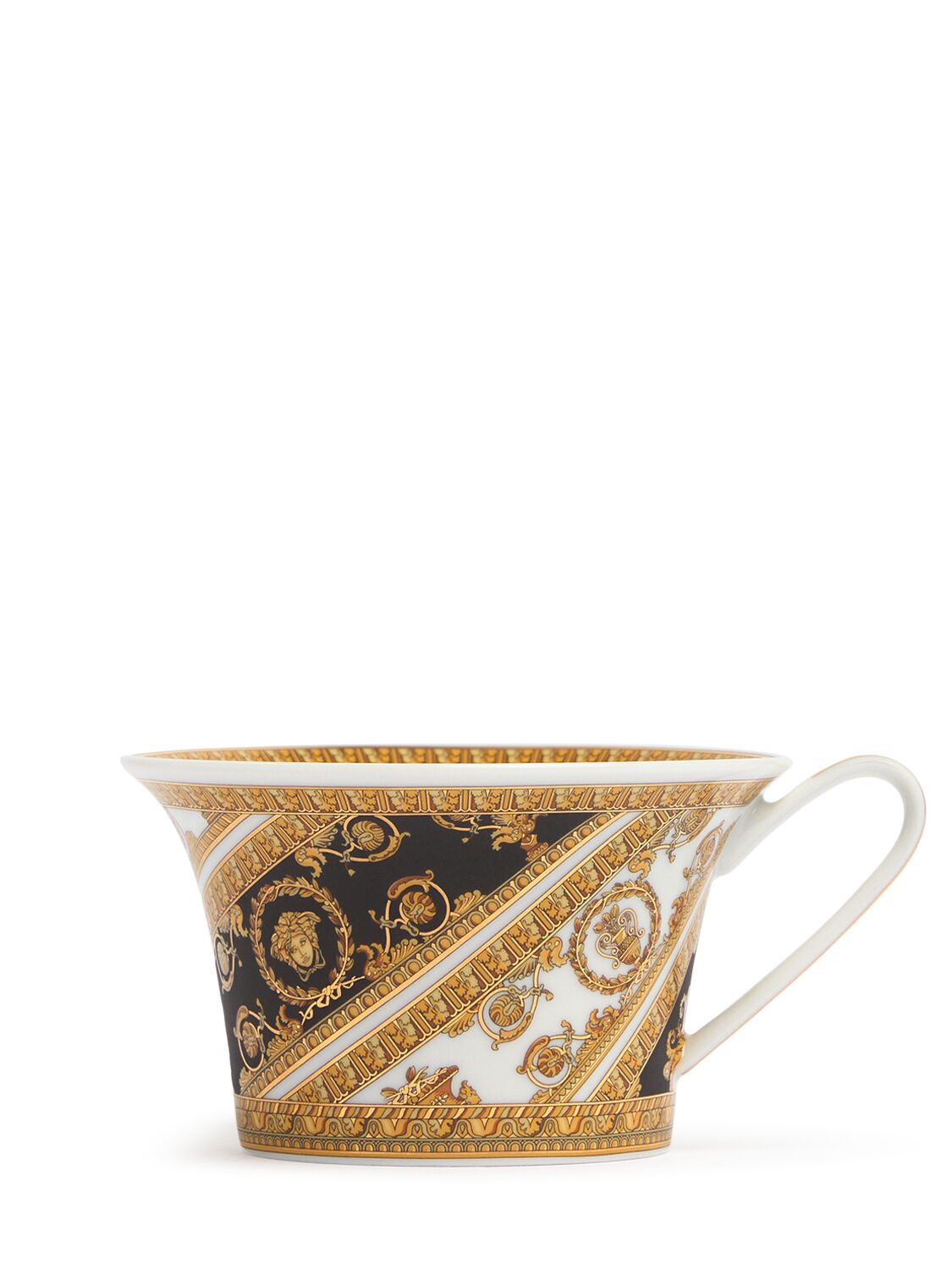 Versace I Love Baroque Tea Cup & Saucer In Gold