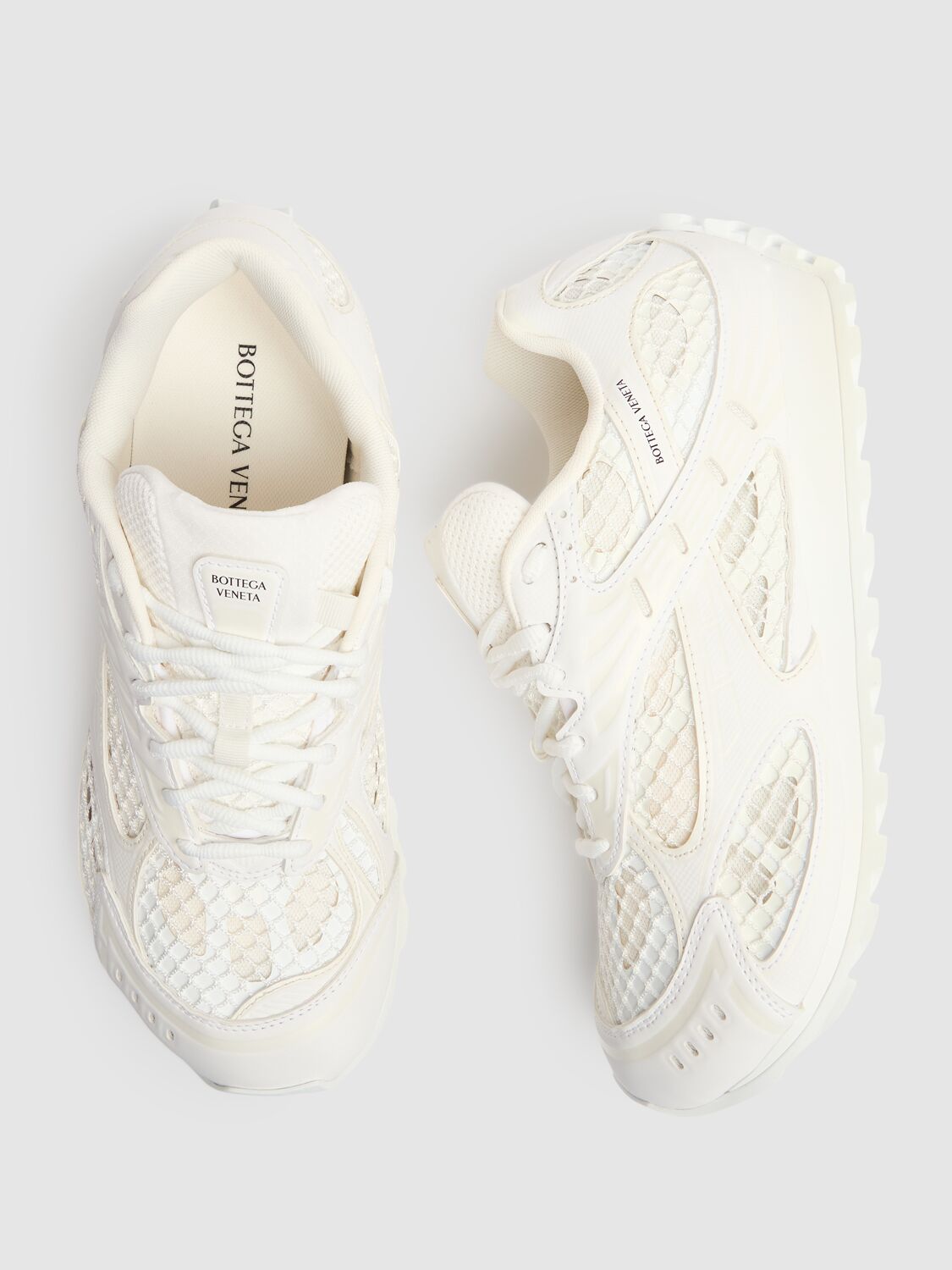 Shop Bottega Veneta 40mm Orbit Sneakers In White