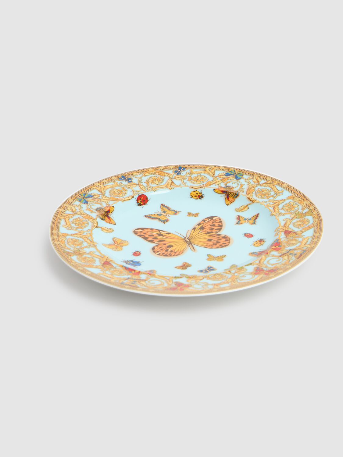 Shop Versace Le Jardin De  Bread Plate In Multicolor