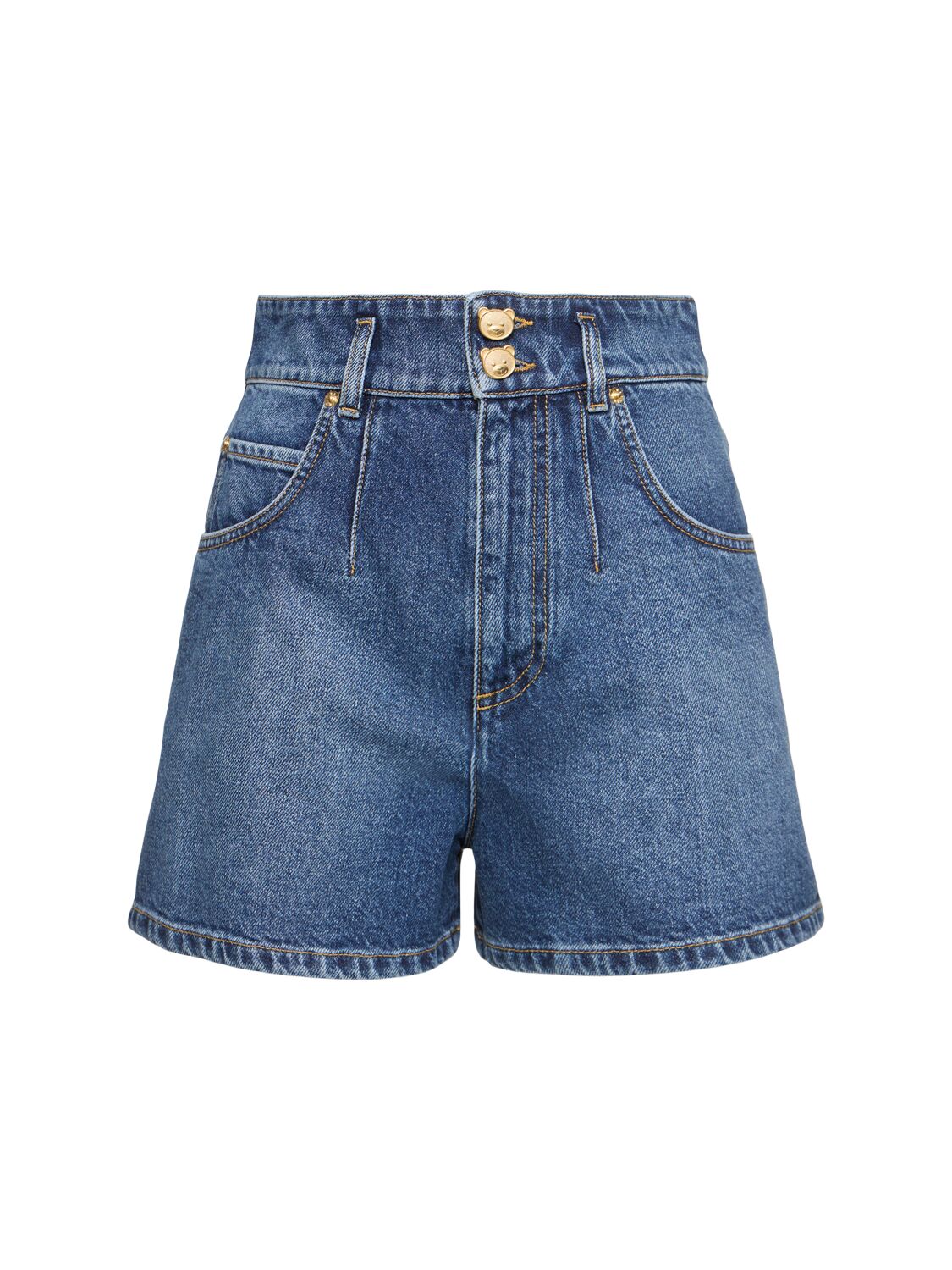 Moschino Denim Shorts In Blue