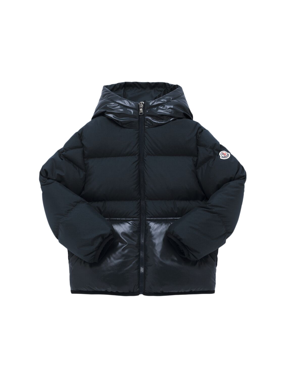 Moncler Barin Tech Down Jacket In Blue