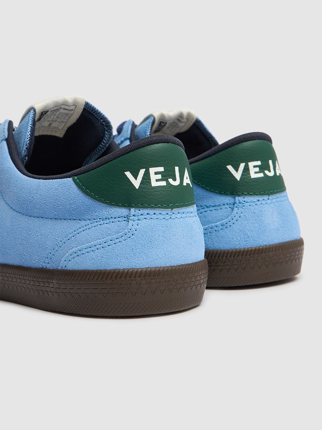 Shop Veja Volley Bastille Sneakers In Aqua/marsala