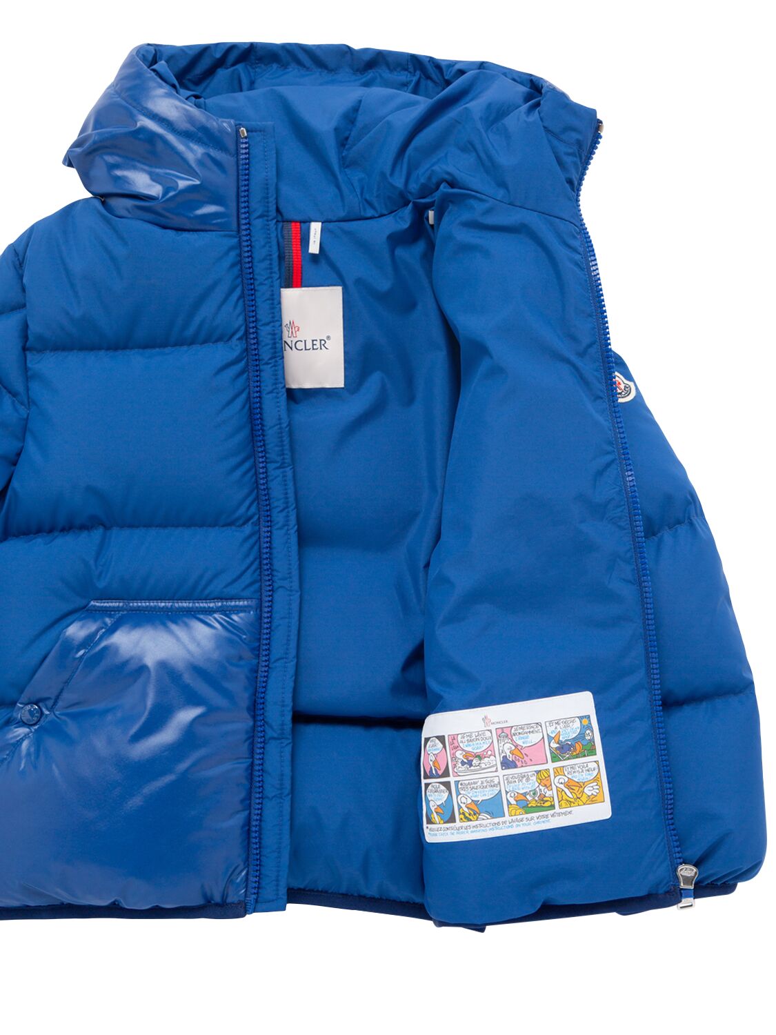 Shop Moncler Barin Tech Down Jacket In Blue