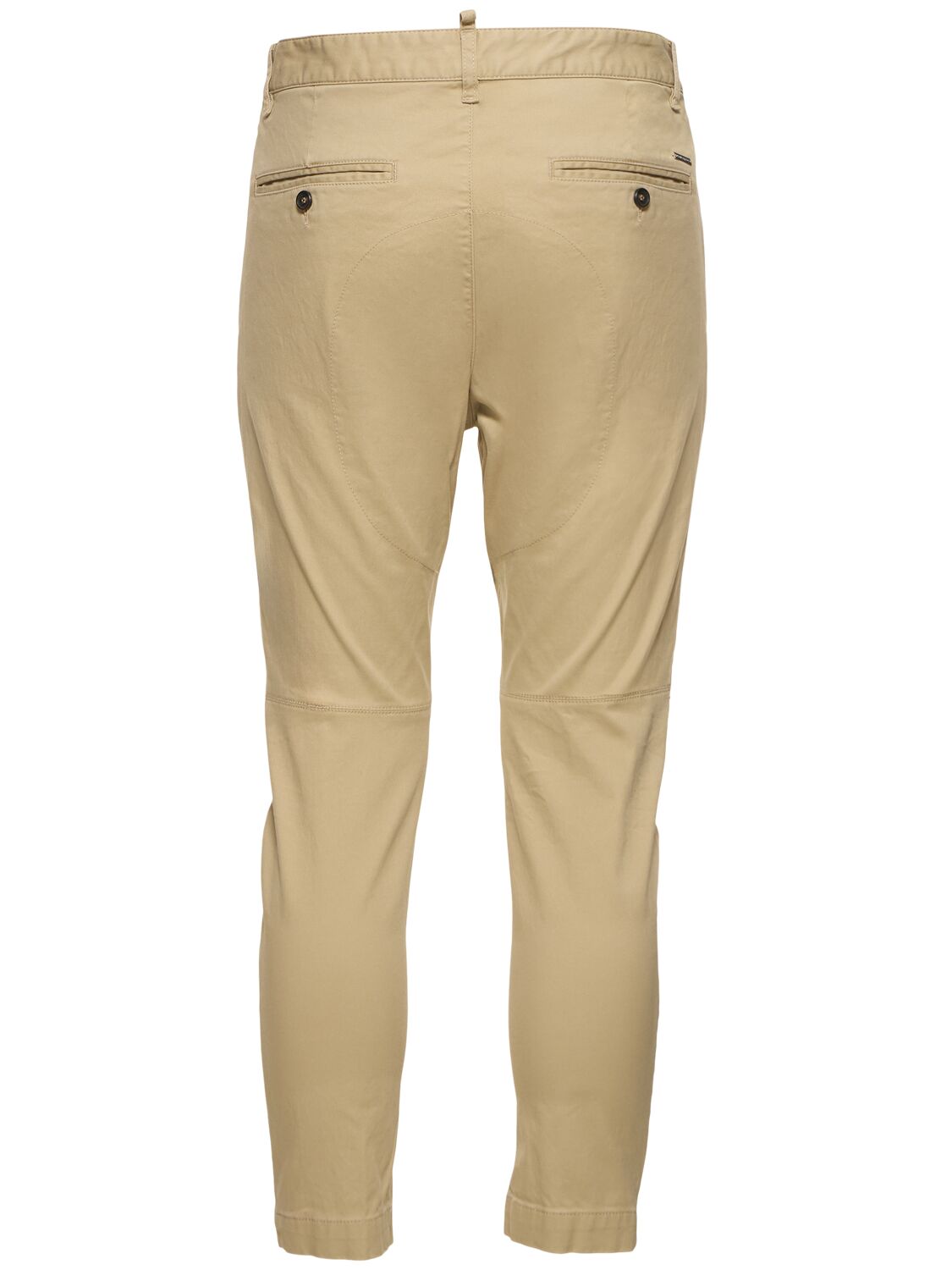 Shop Dsquared2 Sexy Cotton Chino Pants In Desert Tan