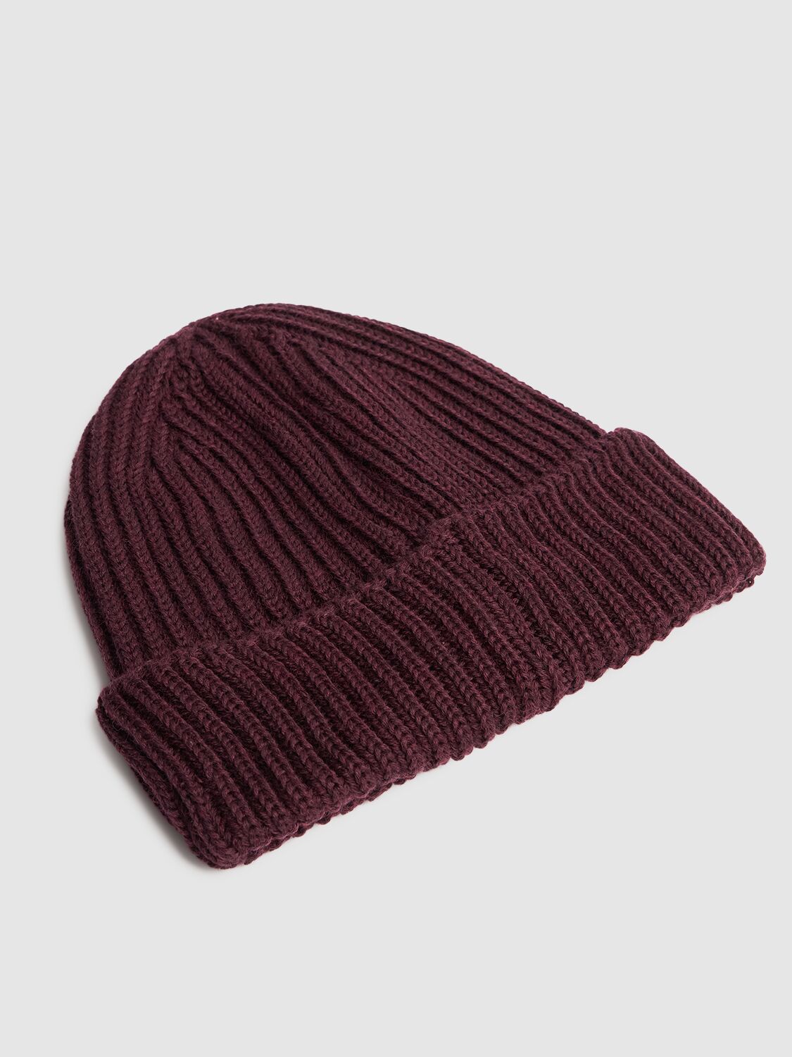 Shop C.p. Company Extra Fine Wool Goggle Beanie In Potent Purple