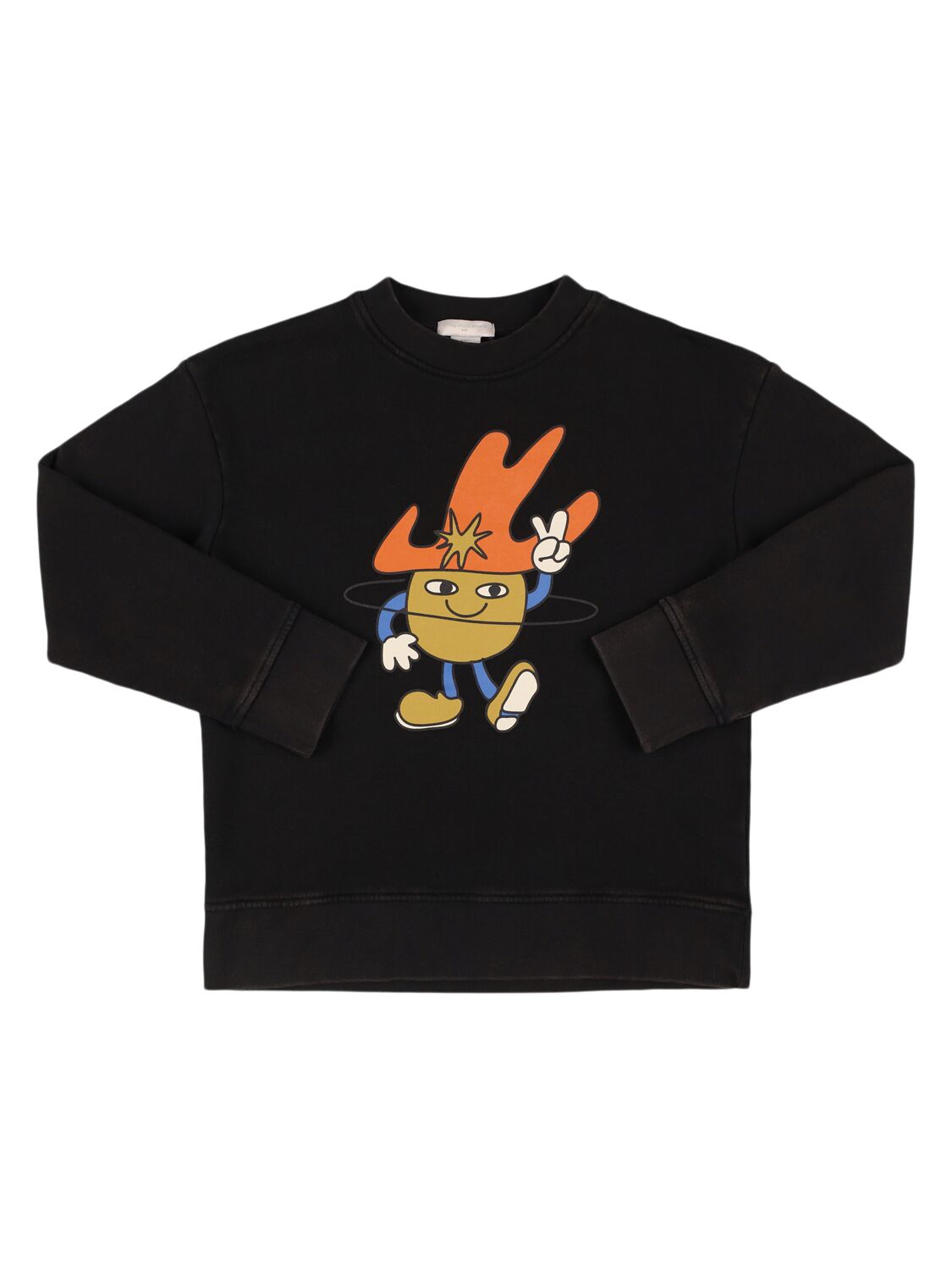 STELLA MCCARTNEY KIDS Printed Cotton Crewneck Sweatshirt