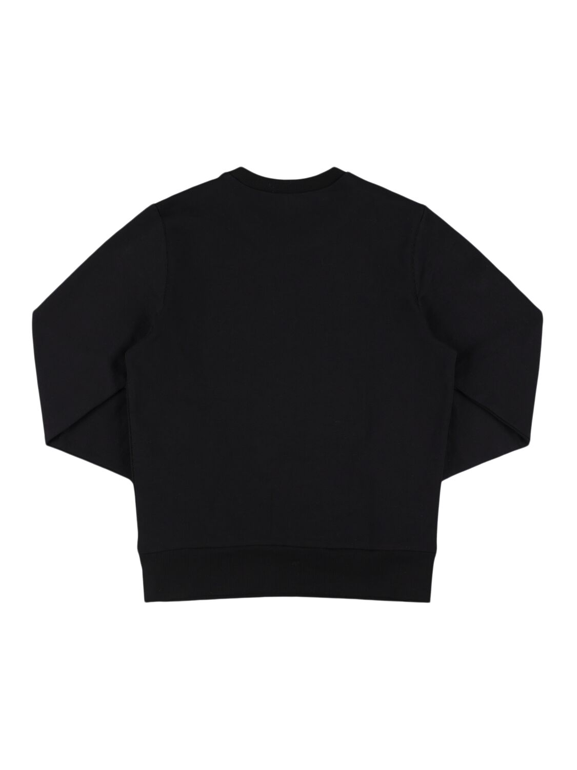 Shop N°21 Printed Cotton Crewneck Sweatshirt In Black