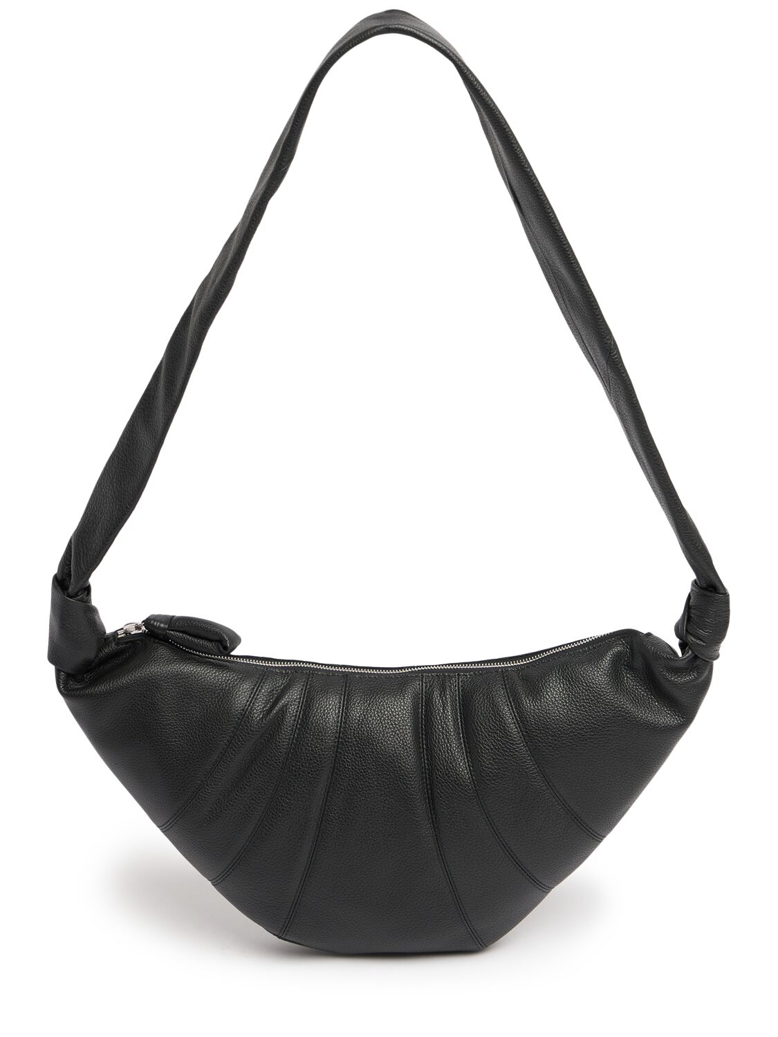 LEMAIRE MEDIUM CROISSANT GRAIN LEATHER BAG