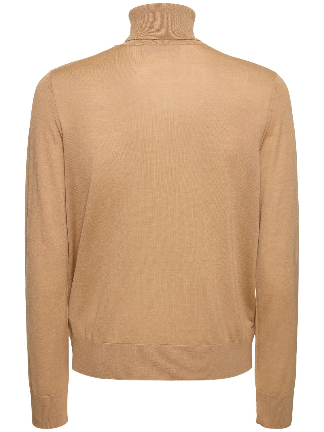 Shop Dsquared2 Knit Wool Turtleneck In Sand