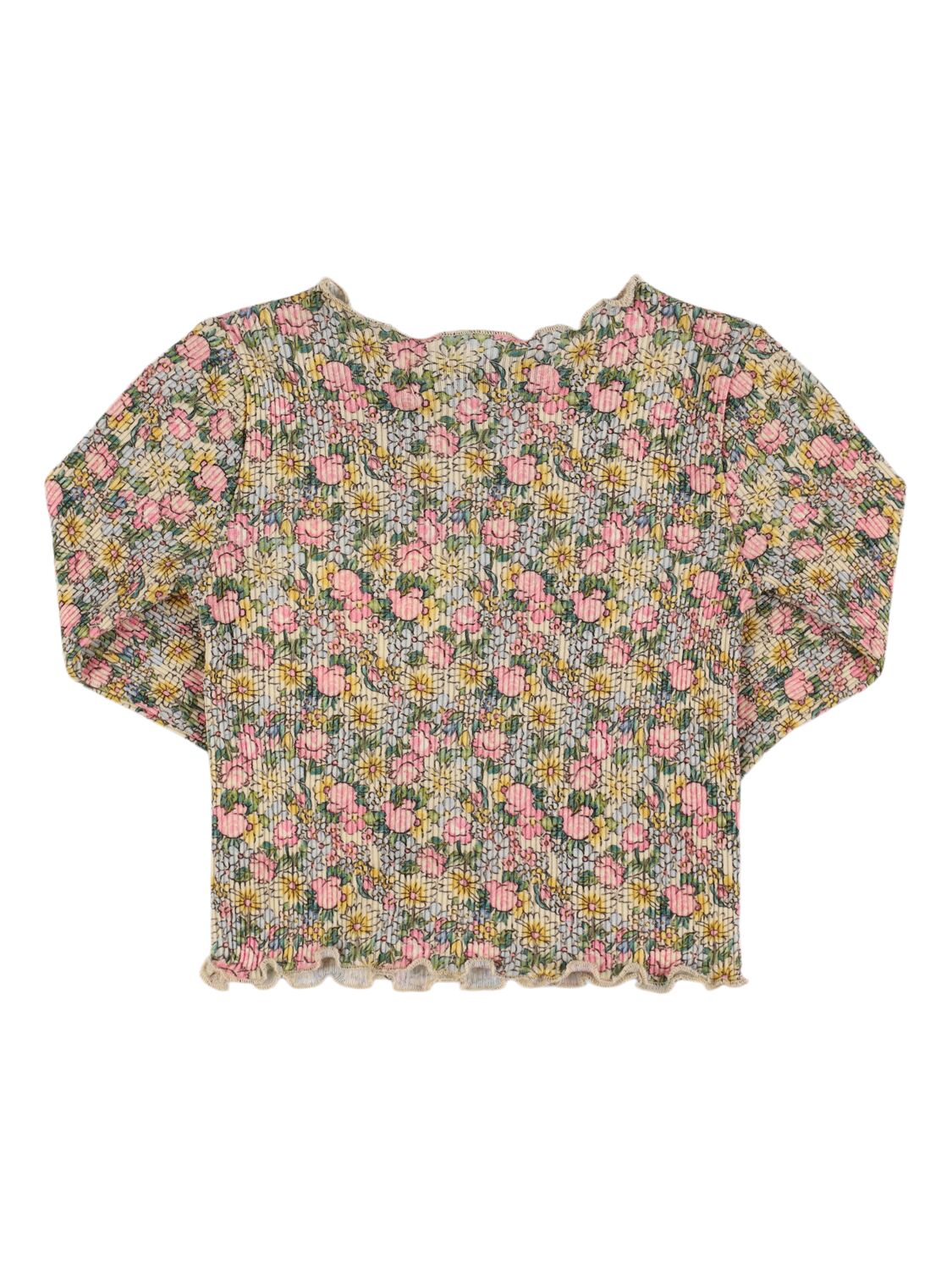 Shop The New Society Floral Print Cotton Jersey T-shirt In Multicolor