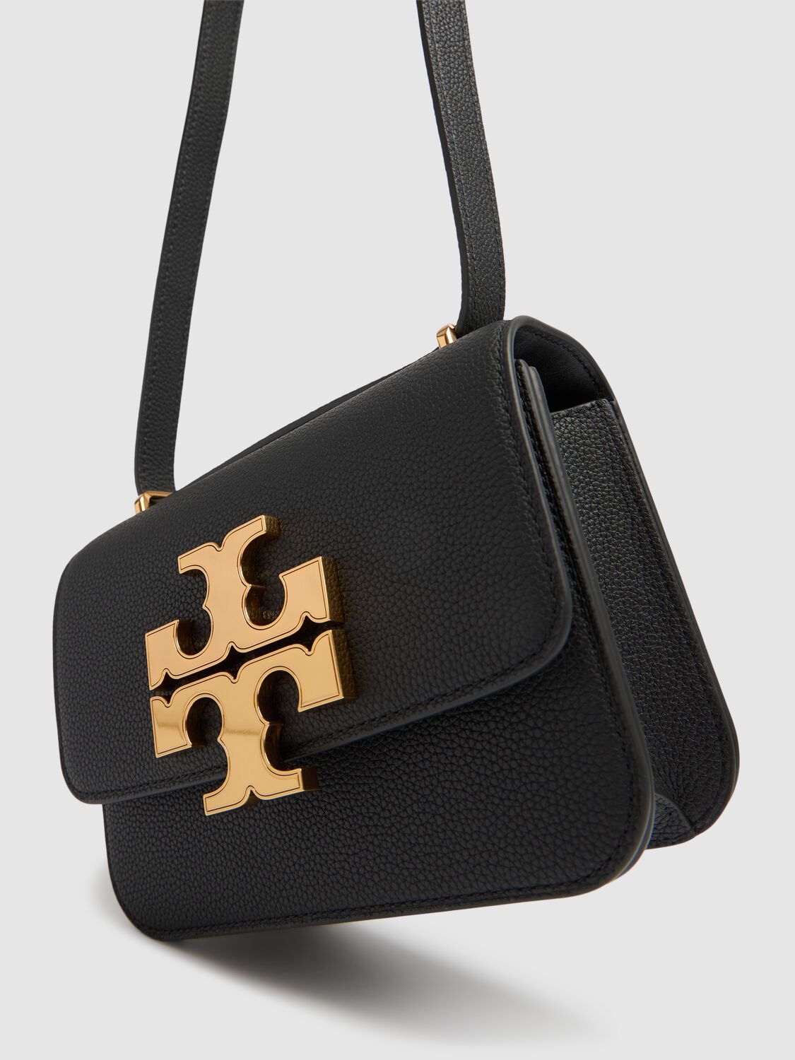 Shop Tory Burch Small Eleanor Convertible Shoulder Bag In Black