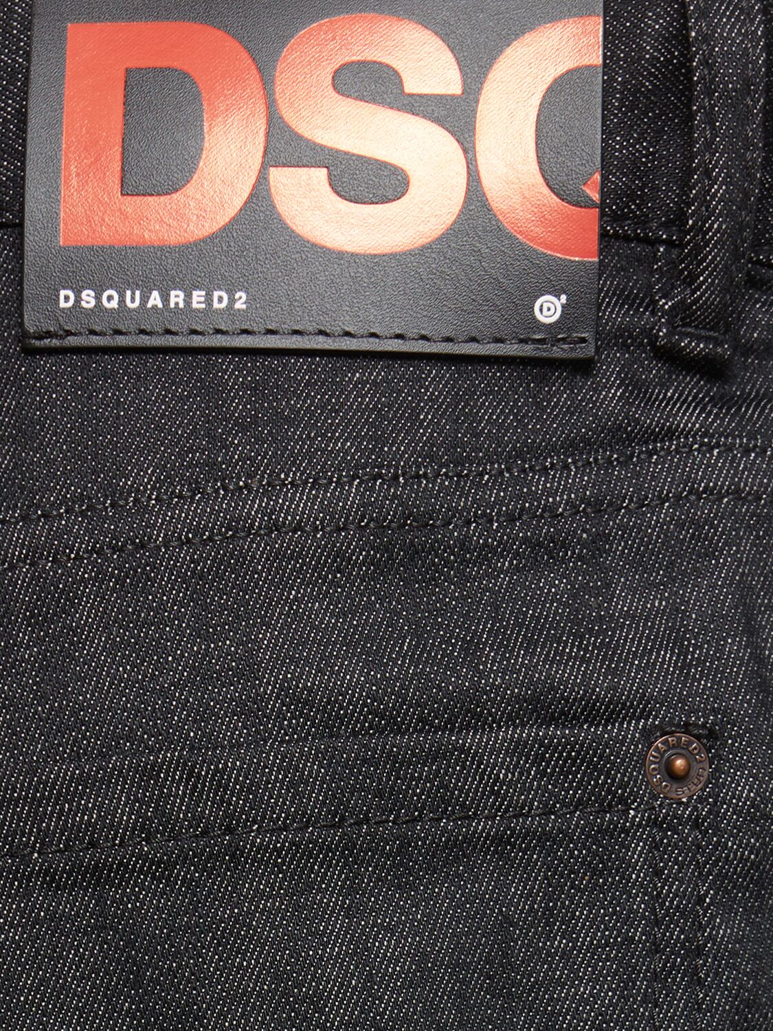 Shop Dsquared2 Traveller Mid Rise Denim Wide Jeans In Black