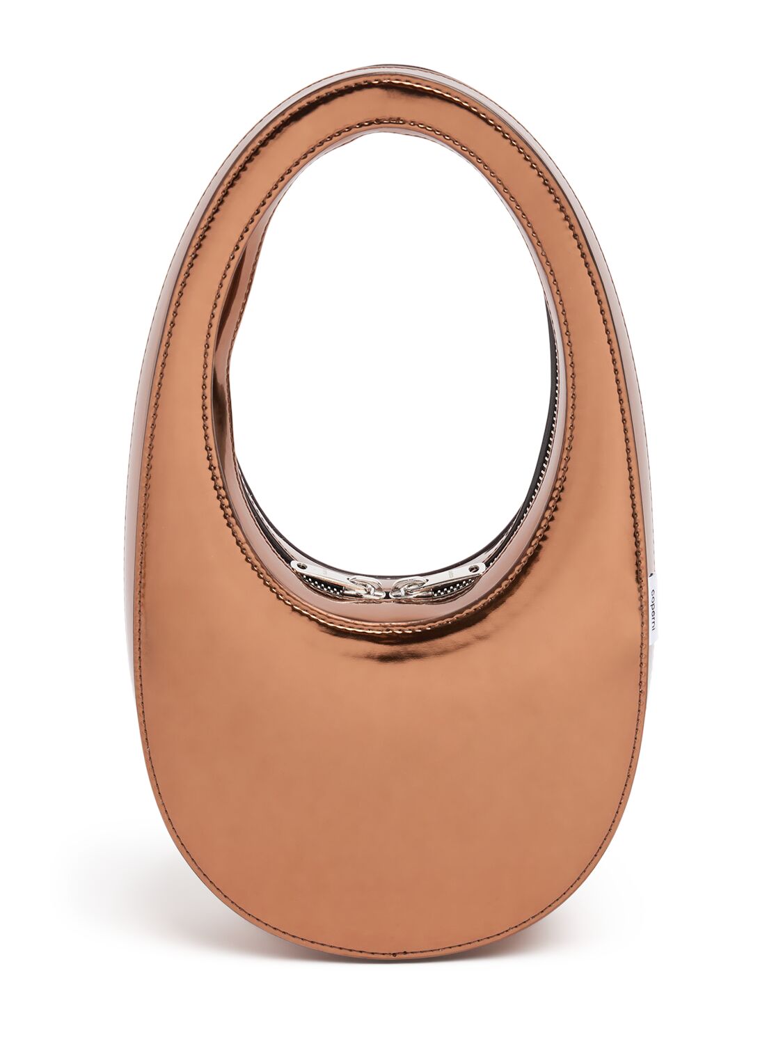 Mini Swipe Mirrored Top Handle Bag