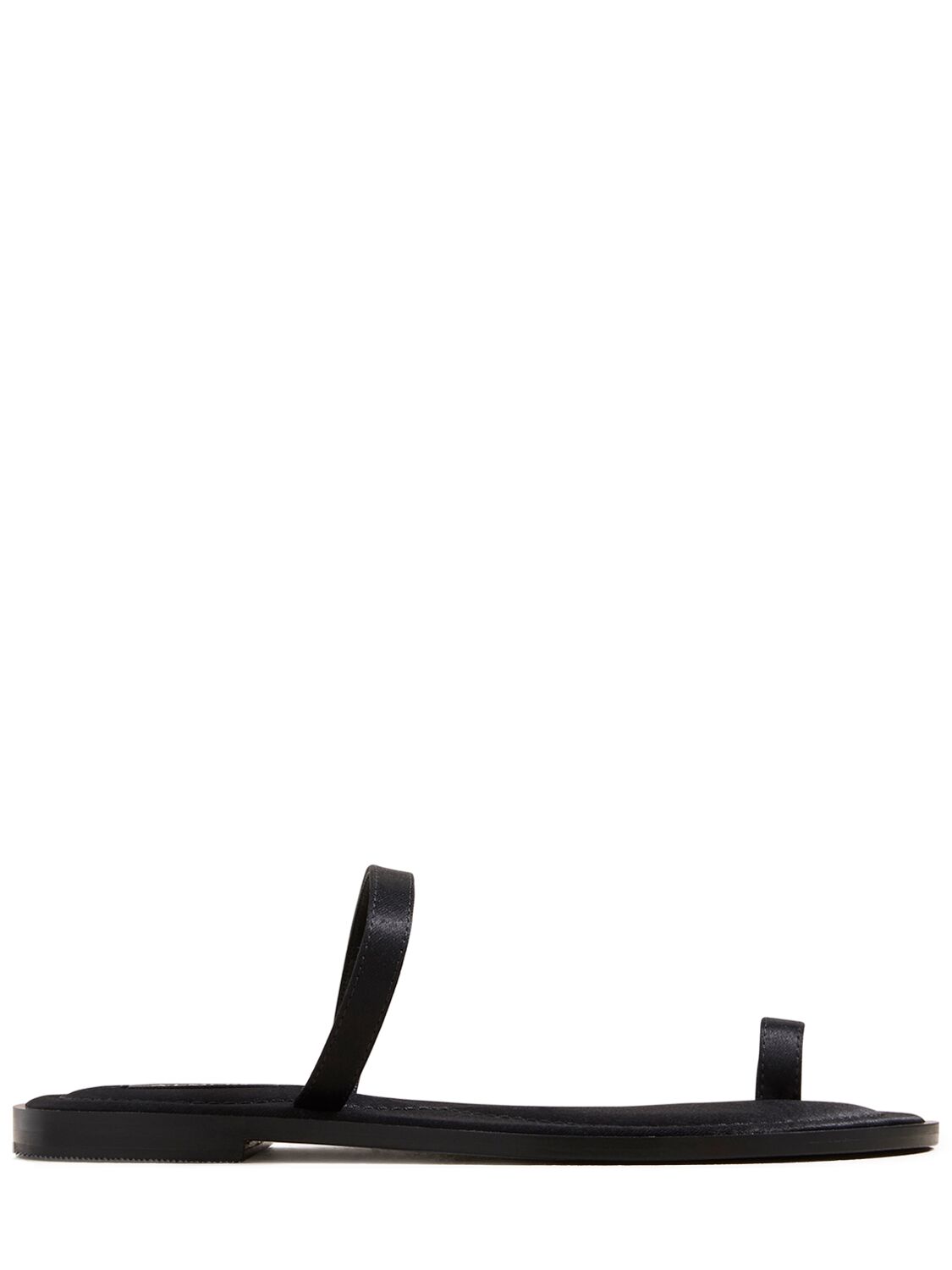A.emery 10mm Turi Satin Sandals In Black