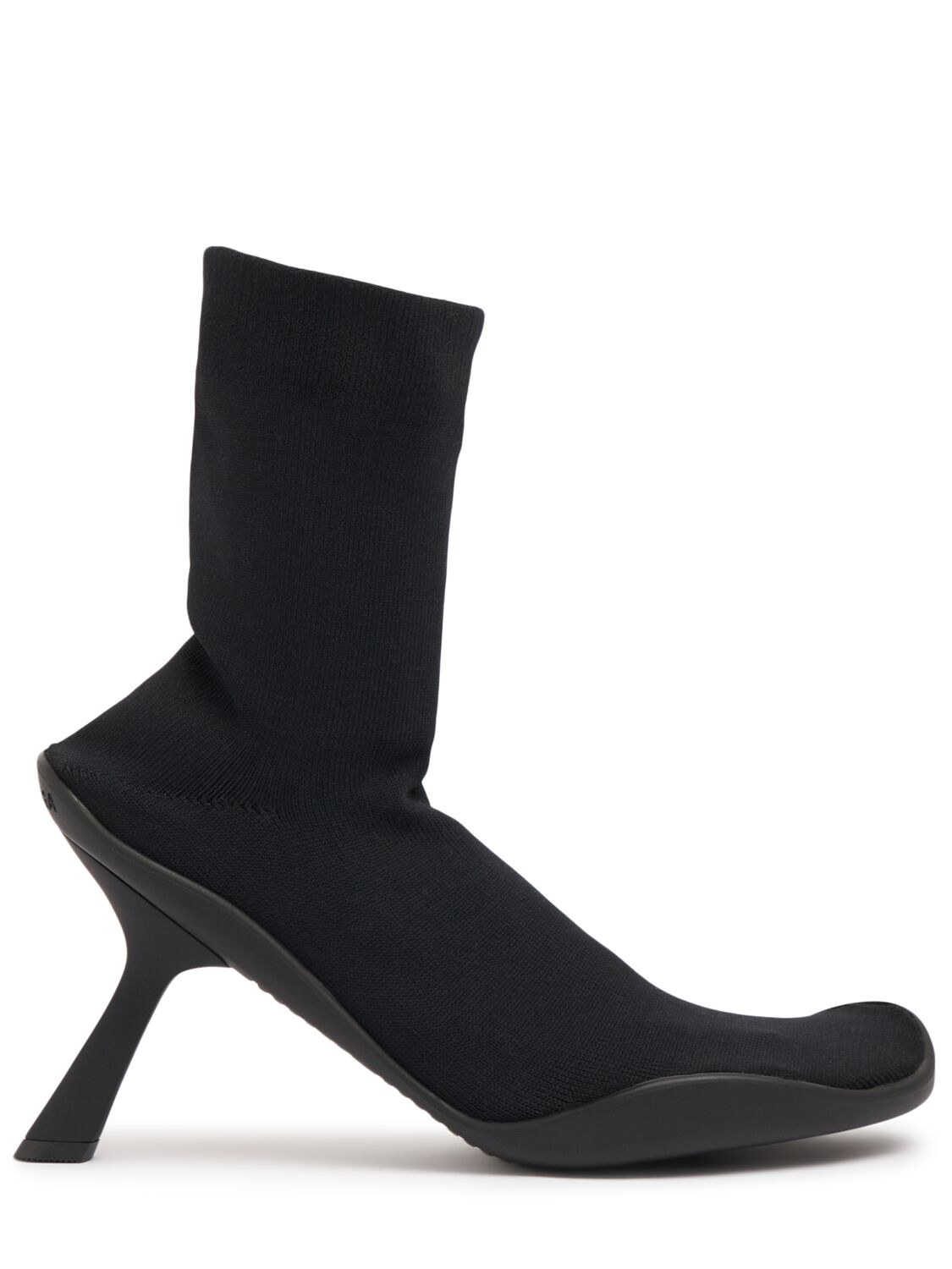 Balenciaga 90mm Sock Knit Boots In Black