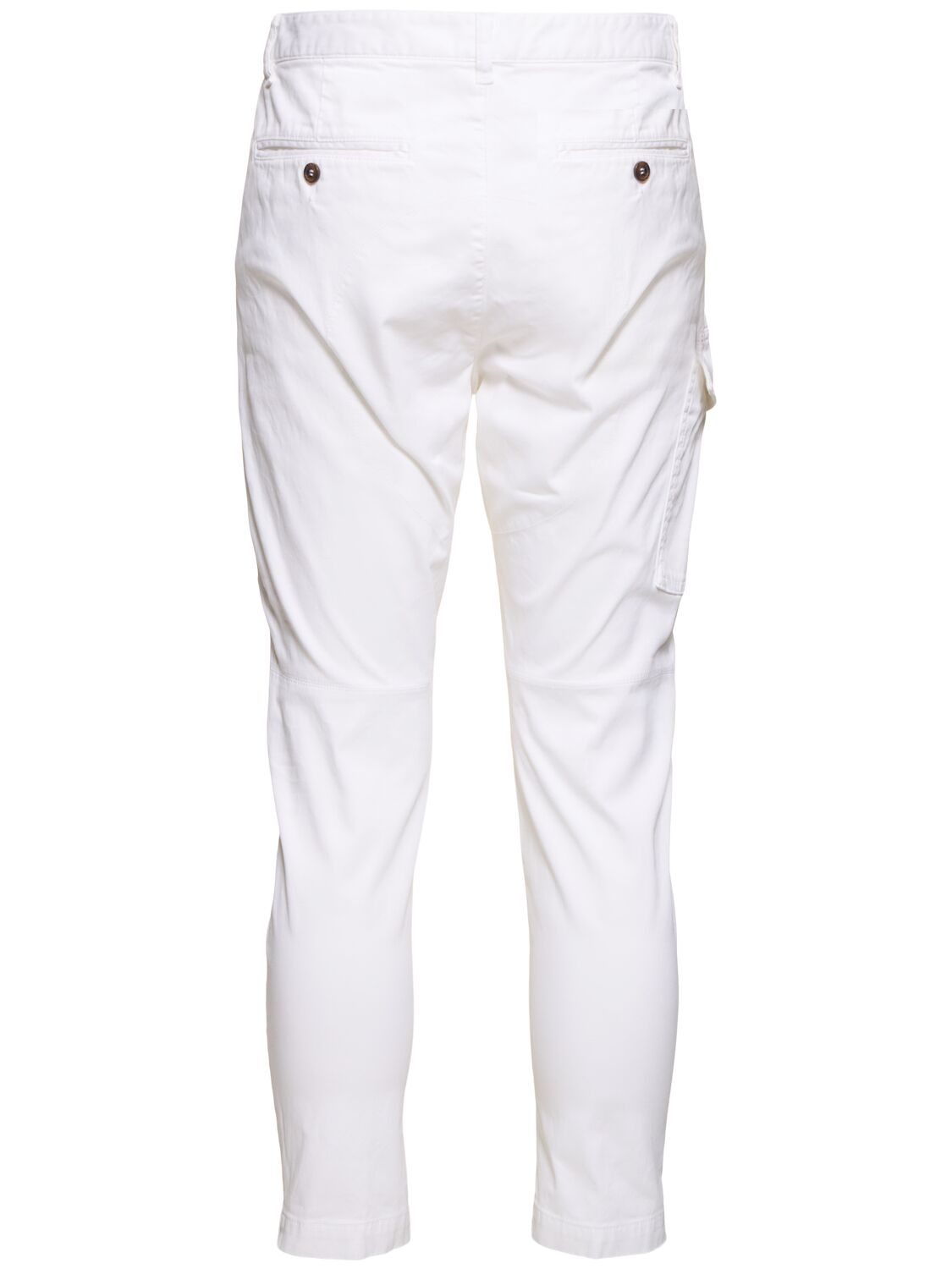 Shop Dsquared2 Sexy Stretch Cotton Cargo Pants In White