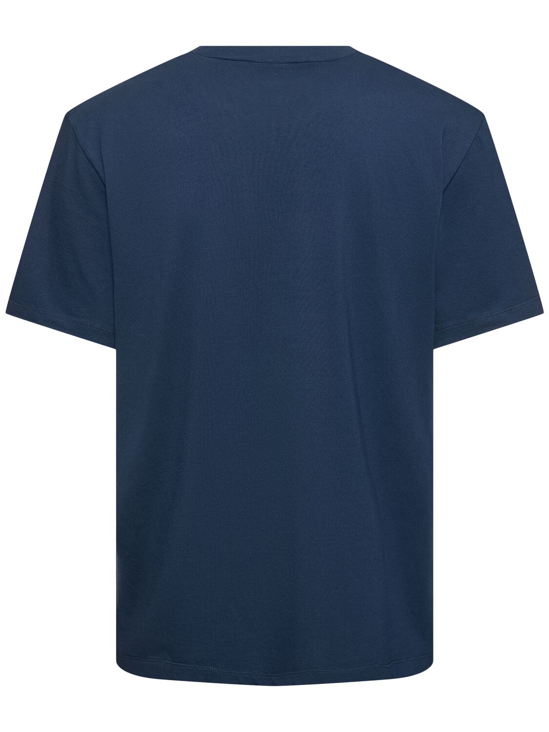 Shop Dsquared2 Regular Fish Print Logo T-shirt In Navy