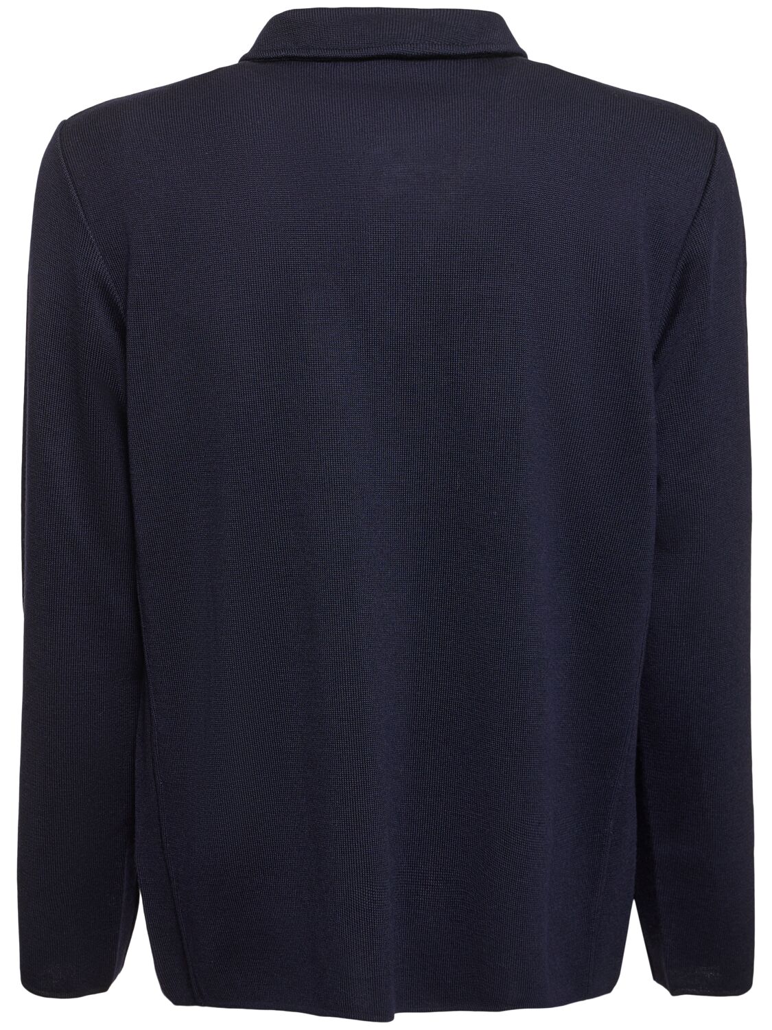 Shop Lardini Wool Shirt Jacket In Blue