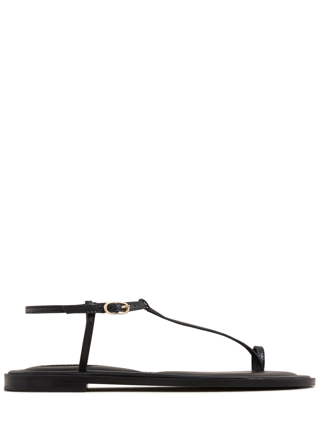 A.emery 10mm Suvi Leather Sandals In Black