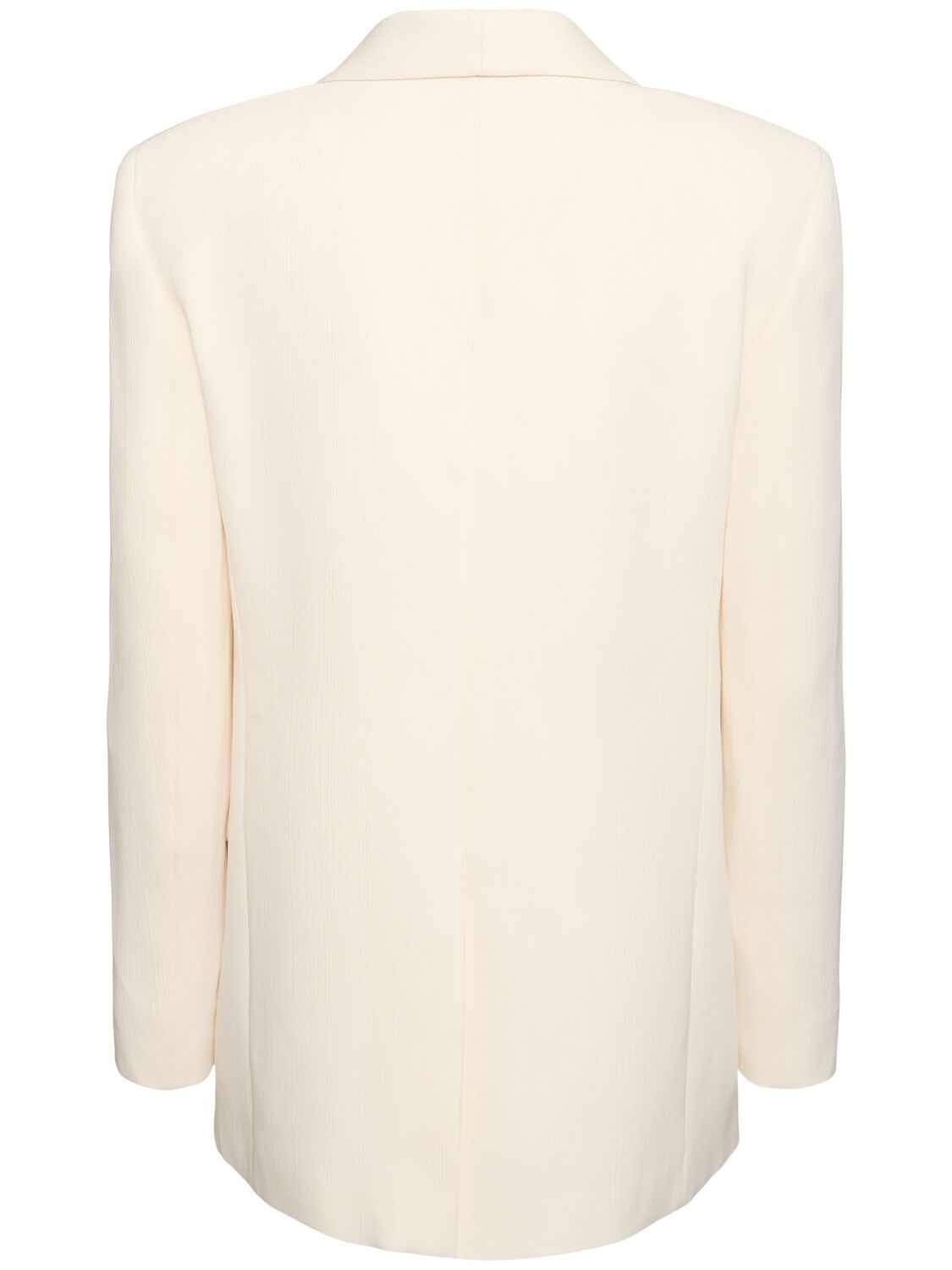 Shop Theory Crepe Blazer In Cream