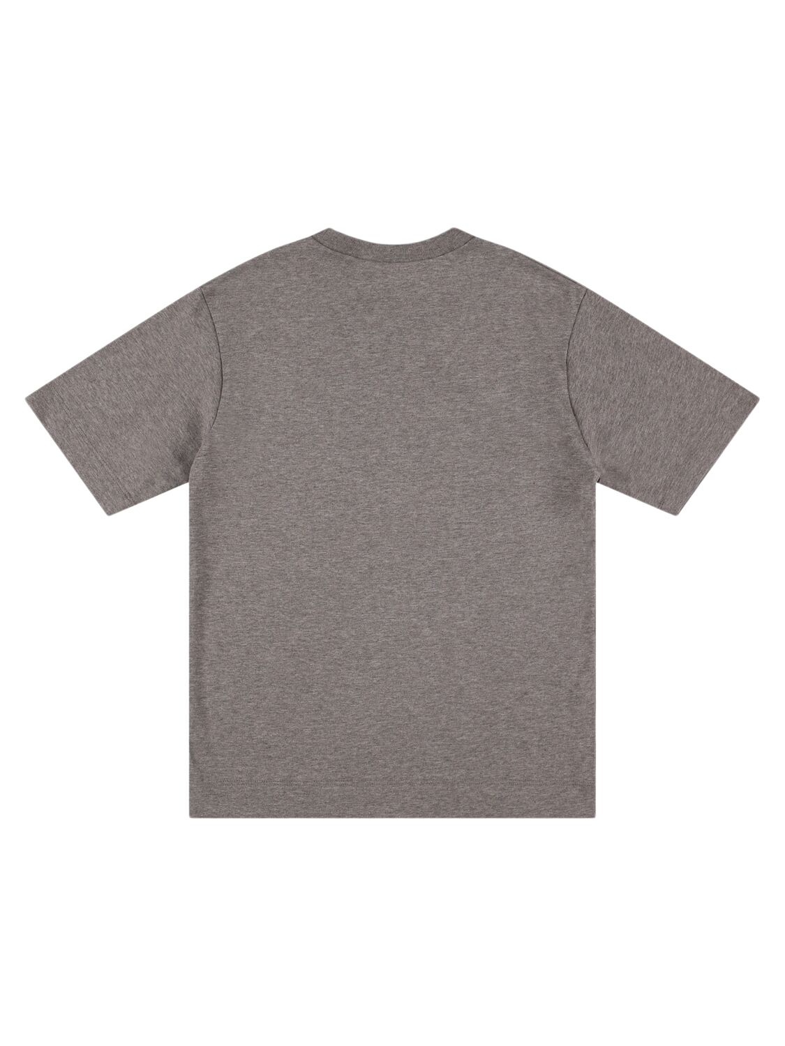 Shop Marni Junior Embroidered Cotton Jersey T-shirt In Grey