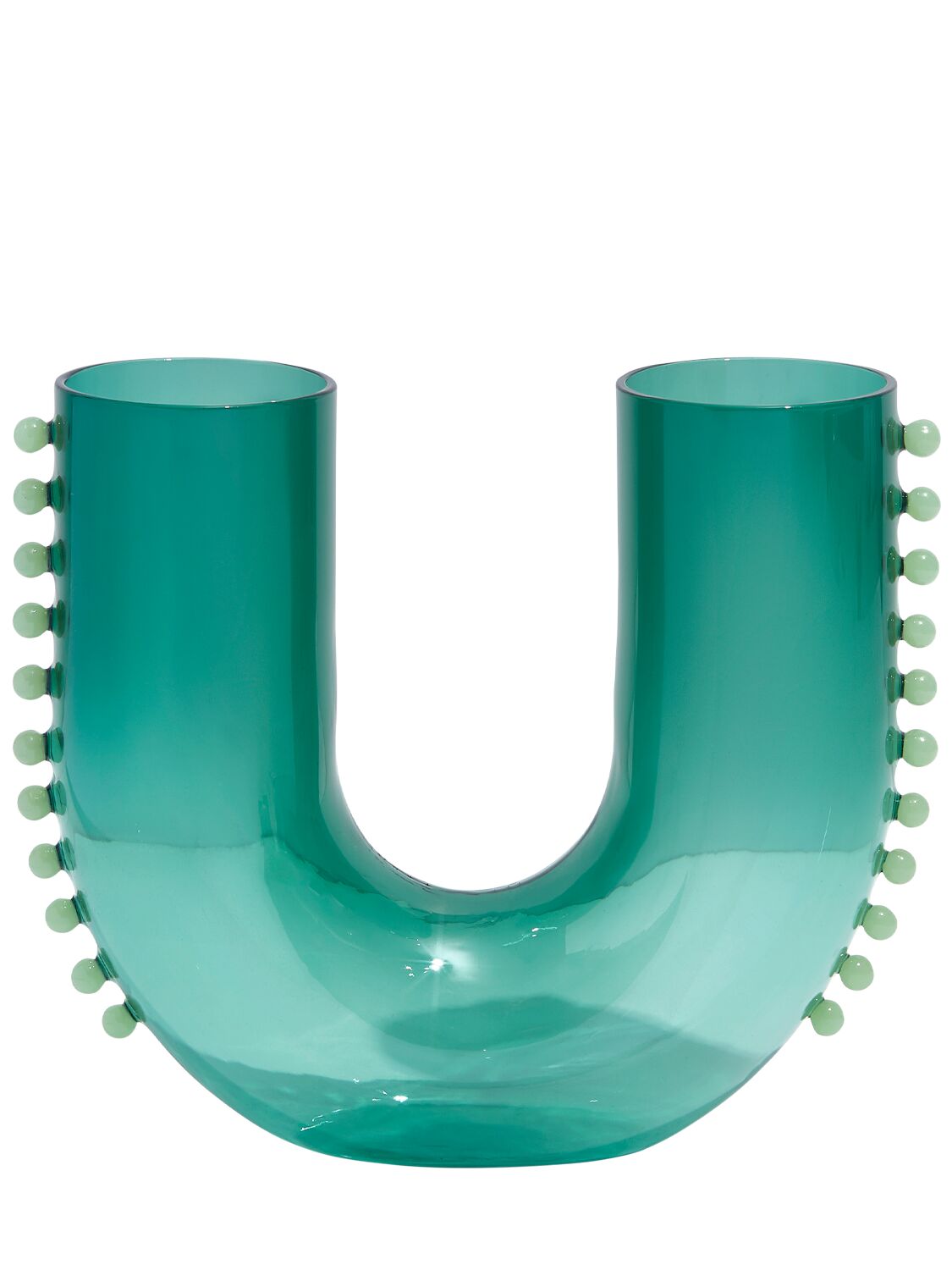 Fazeek Pearl U Vase In 绿色