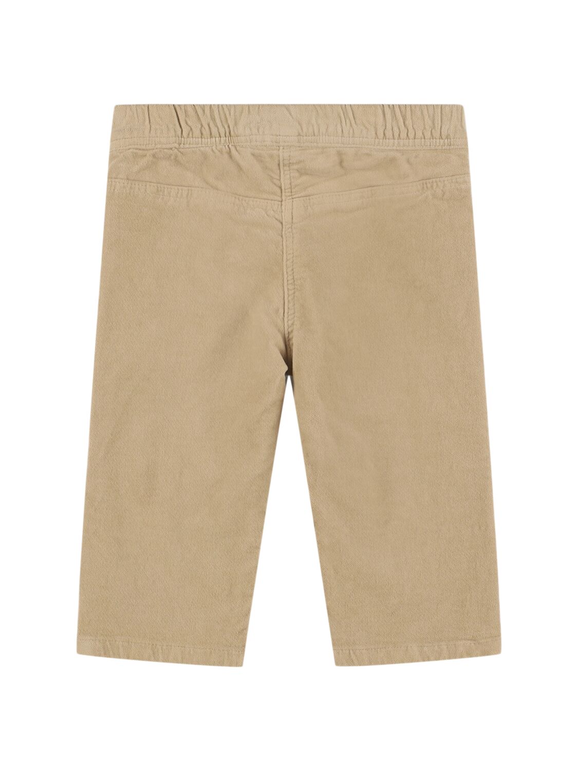 Shop Il Gufo Stretch Cotton Corduroy Pants In Beige