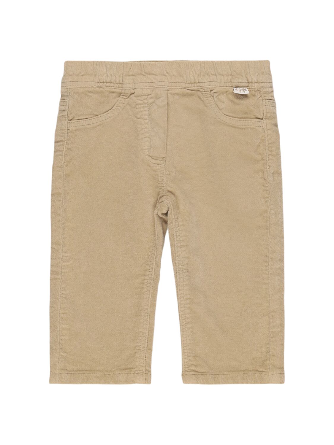 Il Gufo Stretch Cotton Corduroy Pants In Beige