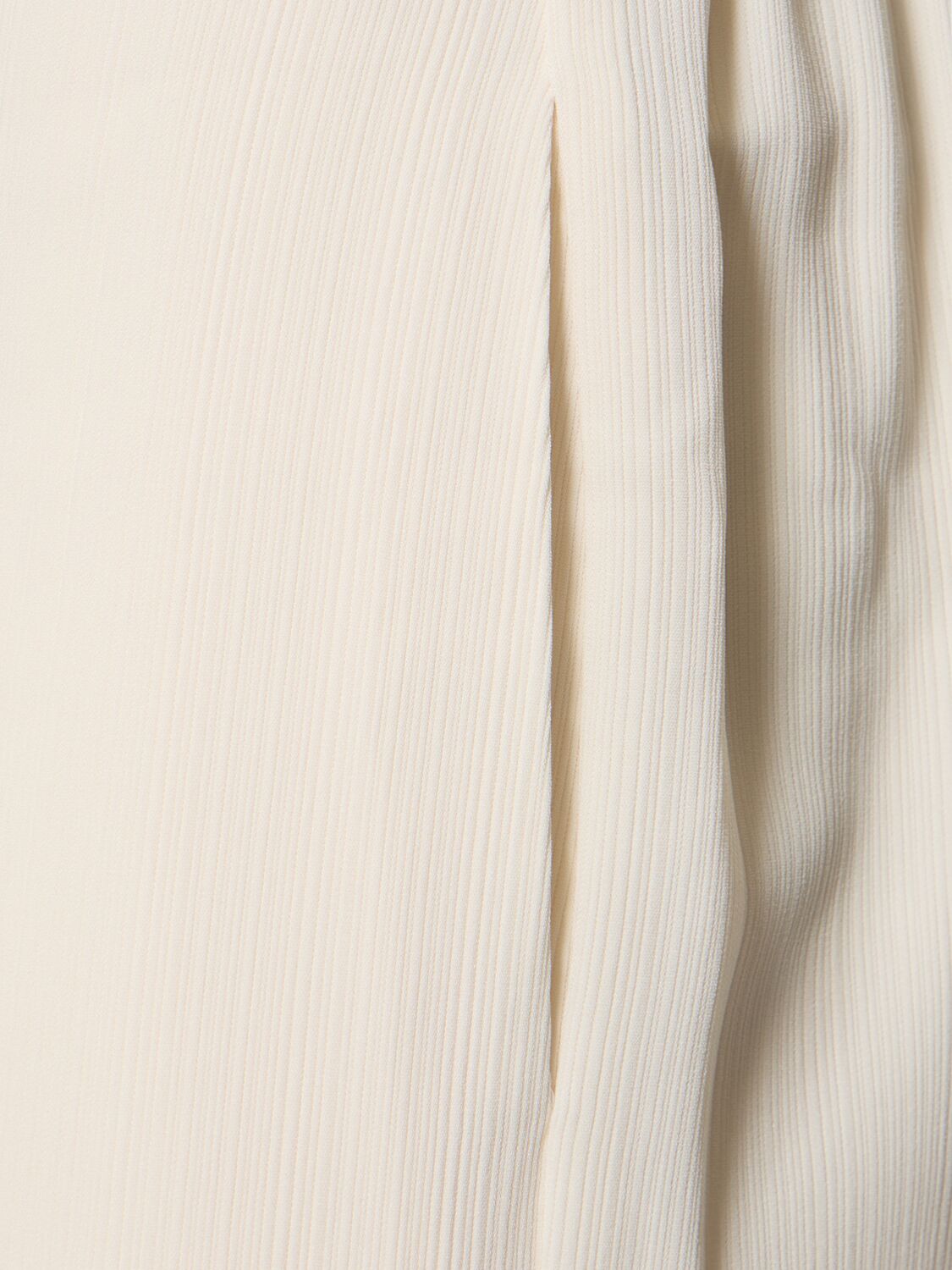 Shop Theory Double Pleated Straight Pants In White