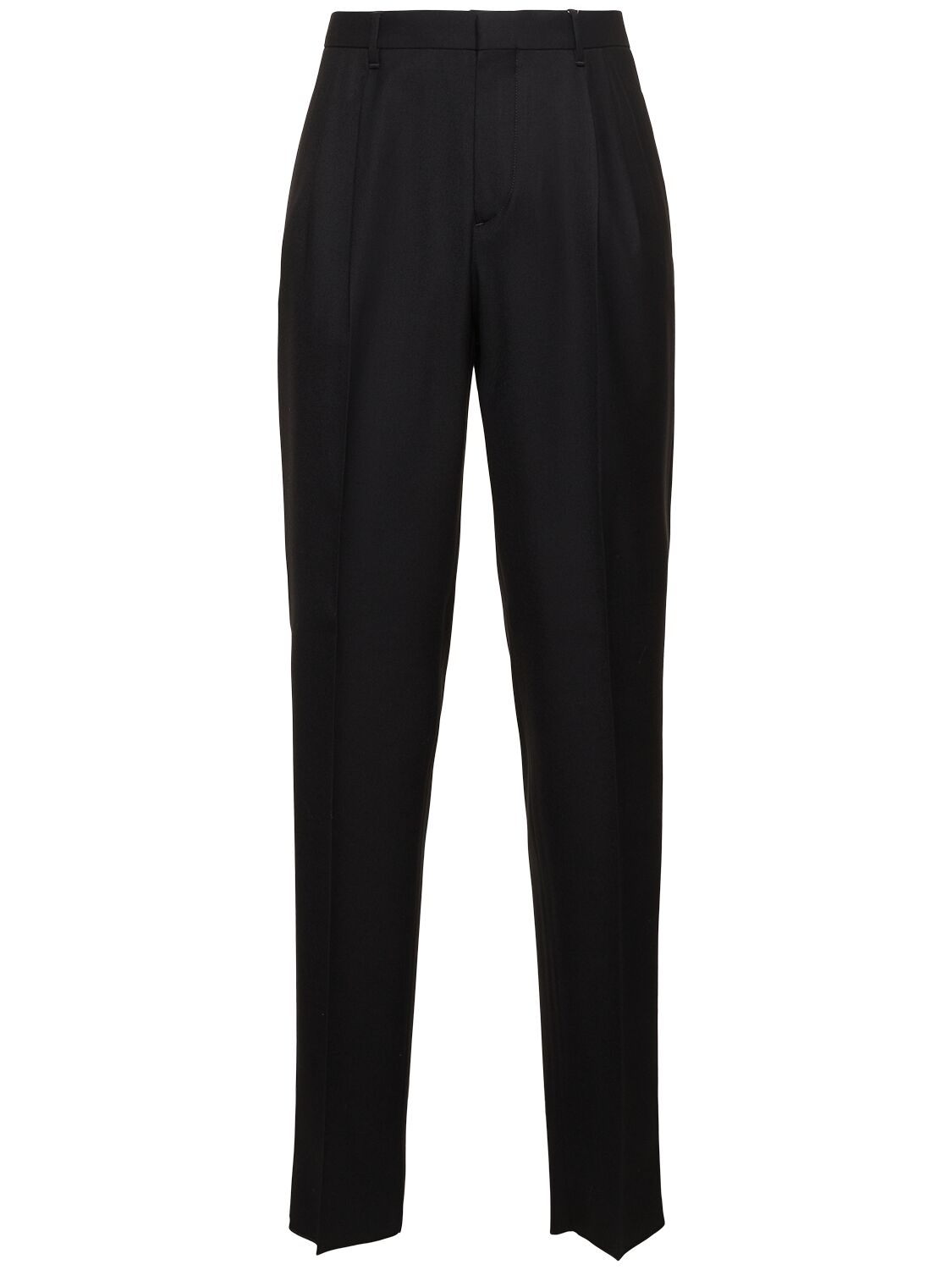 Lardini Feeling Stretch Wool Pants In Black