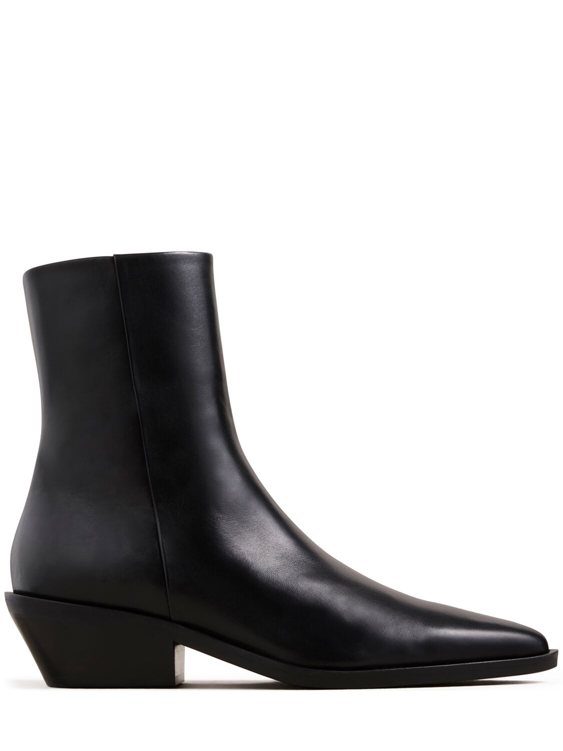 A.emery 40mm Hudson Leather Ankle Boots In Black