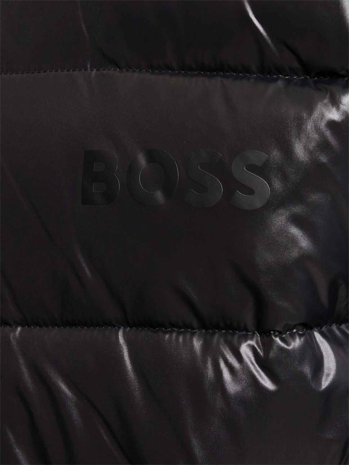 Shop Hugo Boss Calando Nylon Puffer Jacket In Black