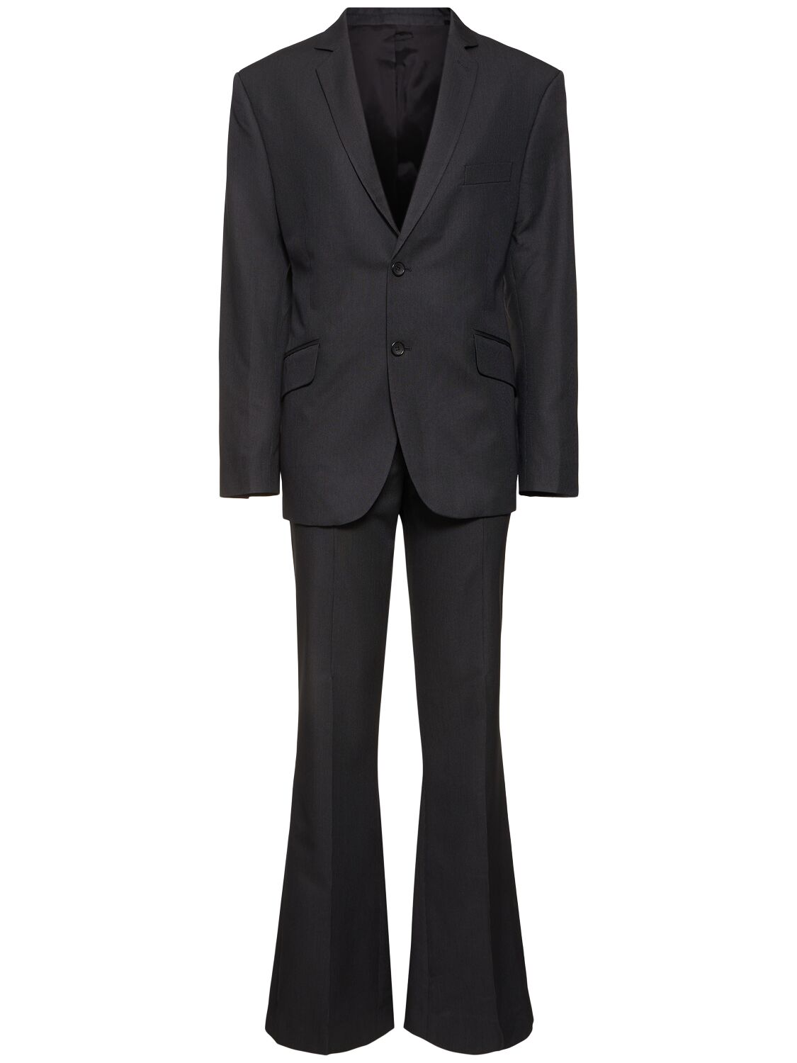 Bettter Hourglass Wool Suit In Black