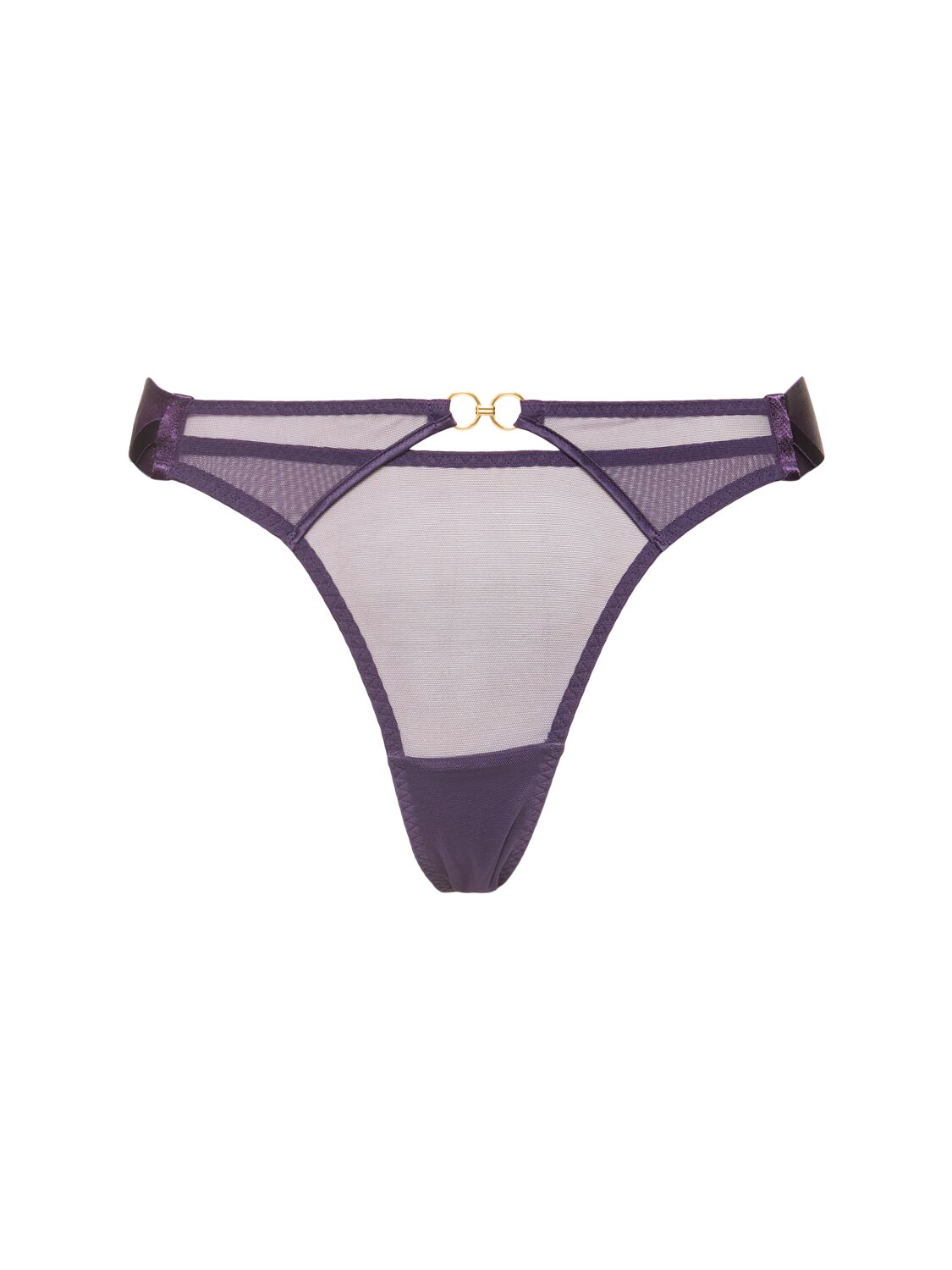 Bordelle Retta Open Back Briefs In Purple