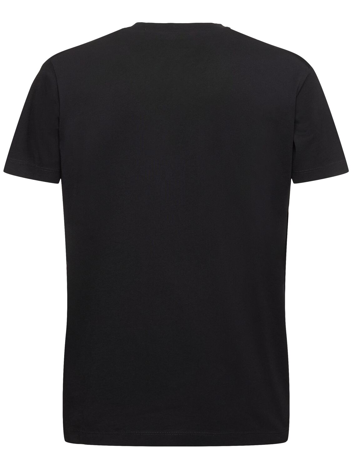 Shop Dsquared2 Cotton Logo T-shirt In Black