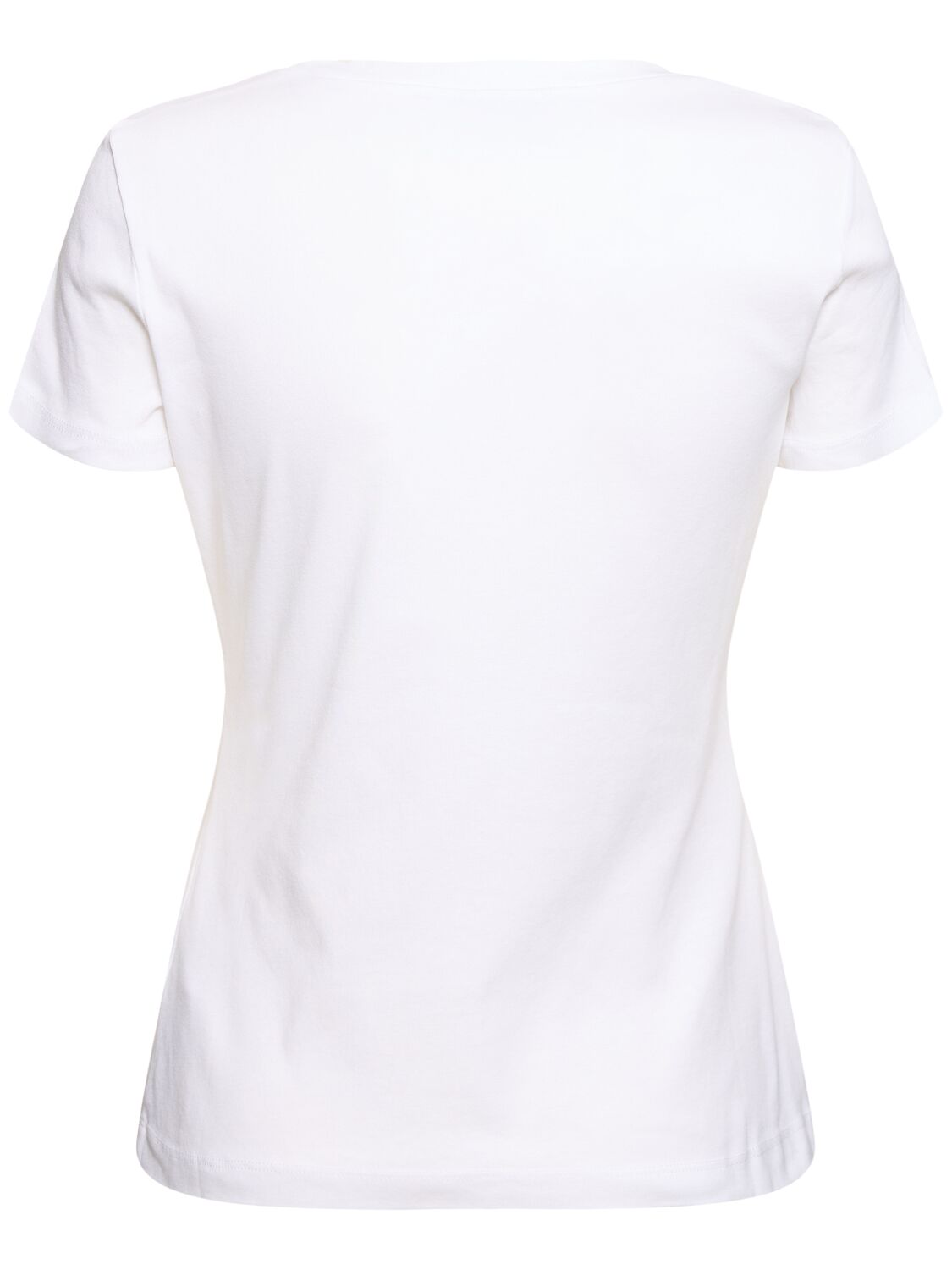 Shop Dsquared2 Ribbed Cotton T-shirt In White